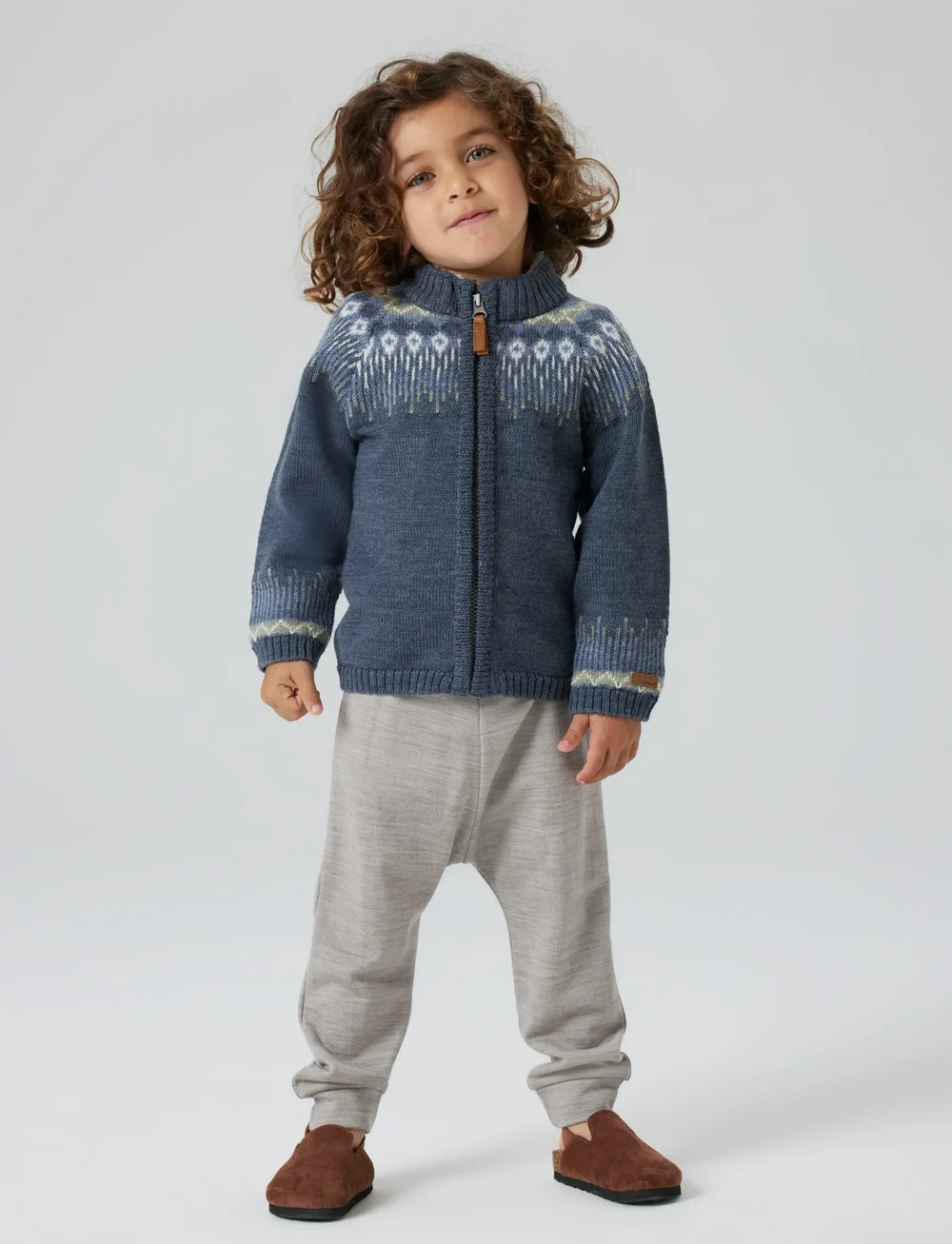 name it - NMMWRISS WOOL LS KNIT CARD - pullover - ombre blue - 2