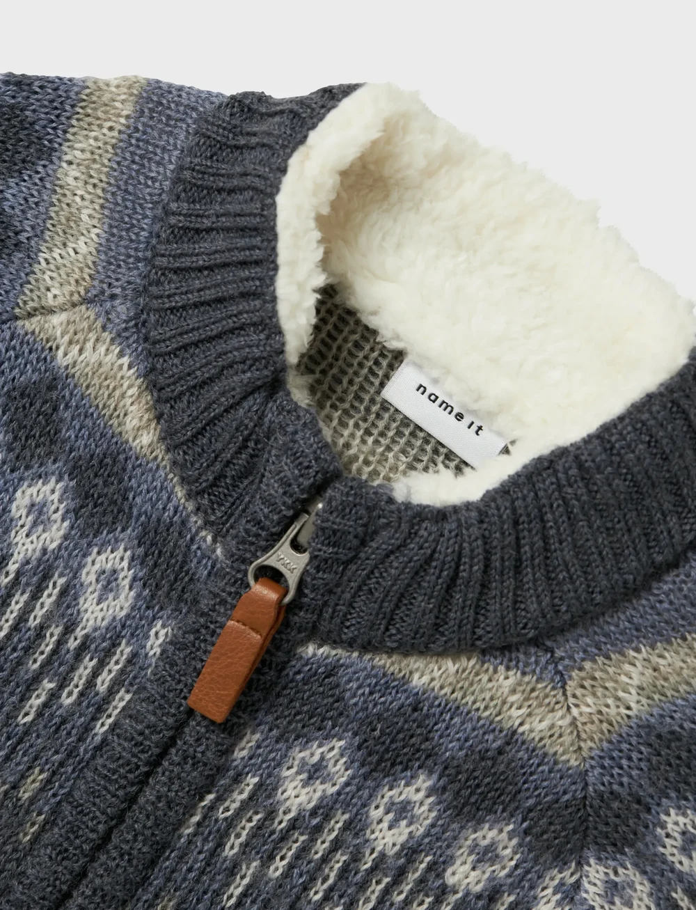 name it - NMMWRISS WOOL LS KNIT CARD - pullover - ombre blue - 4