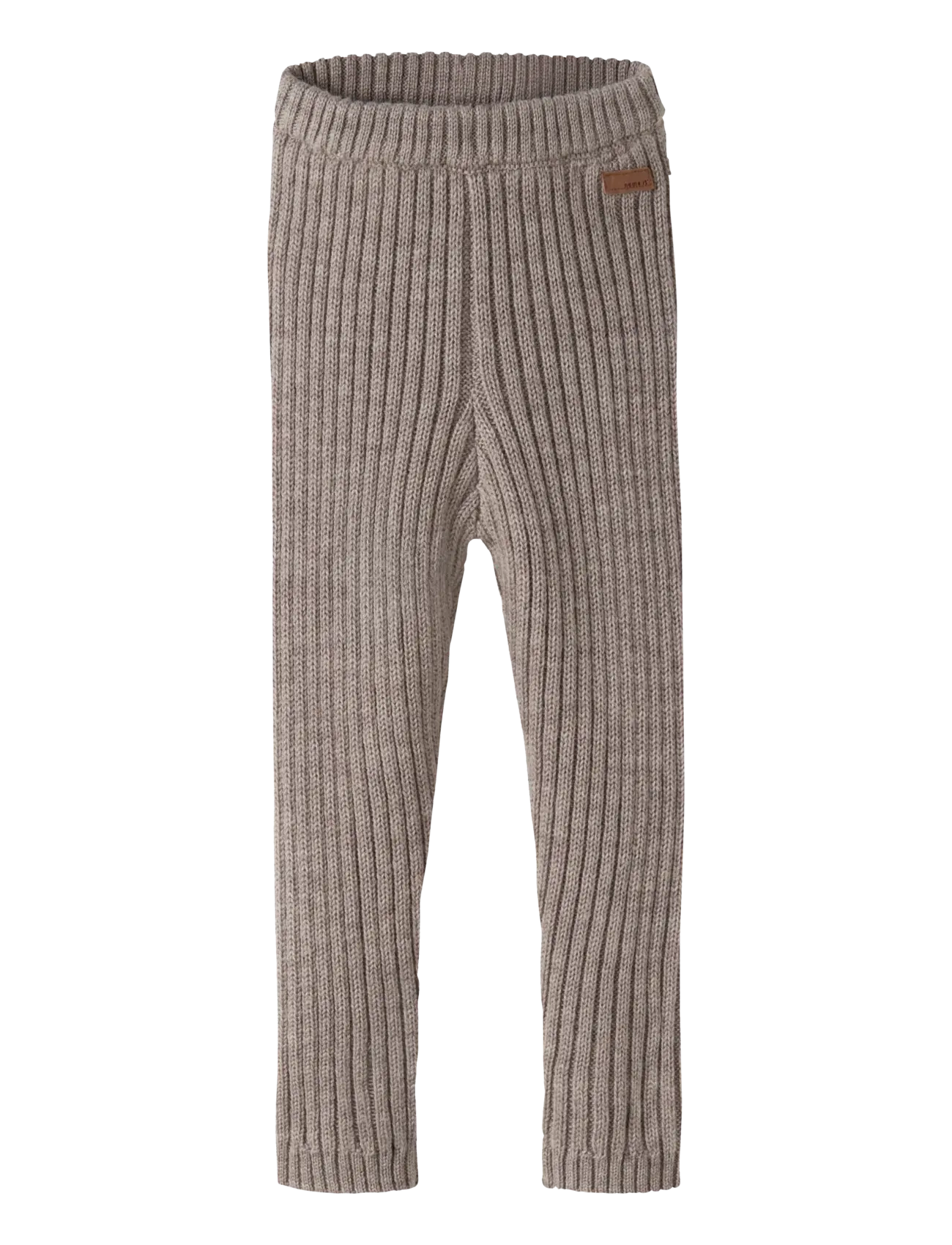 name it NMMWRISS WOOL KNIT LONGJOHN - Funkionsunterwäsche - Hosen - SATELLITE / beige