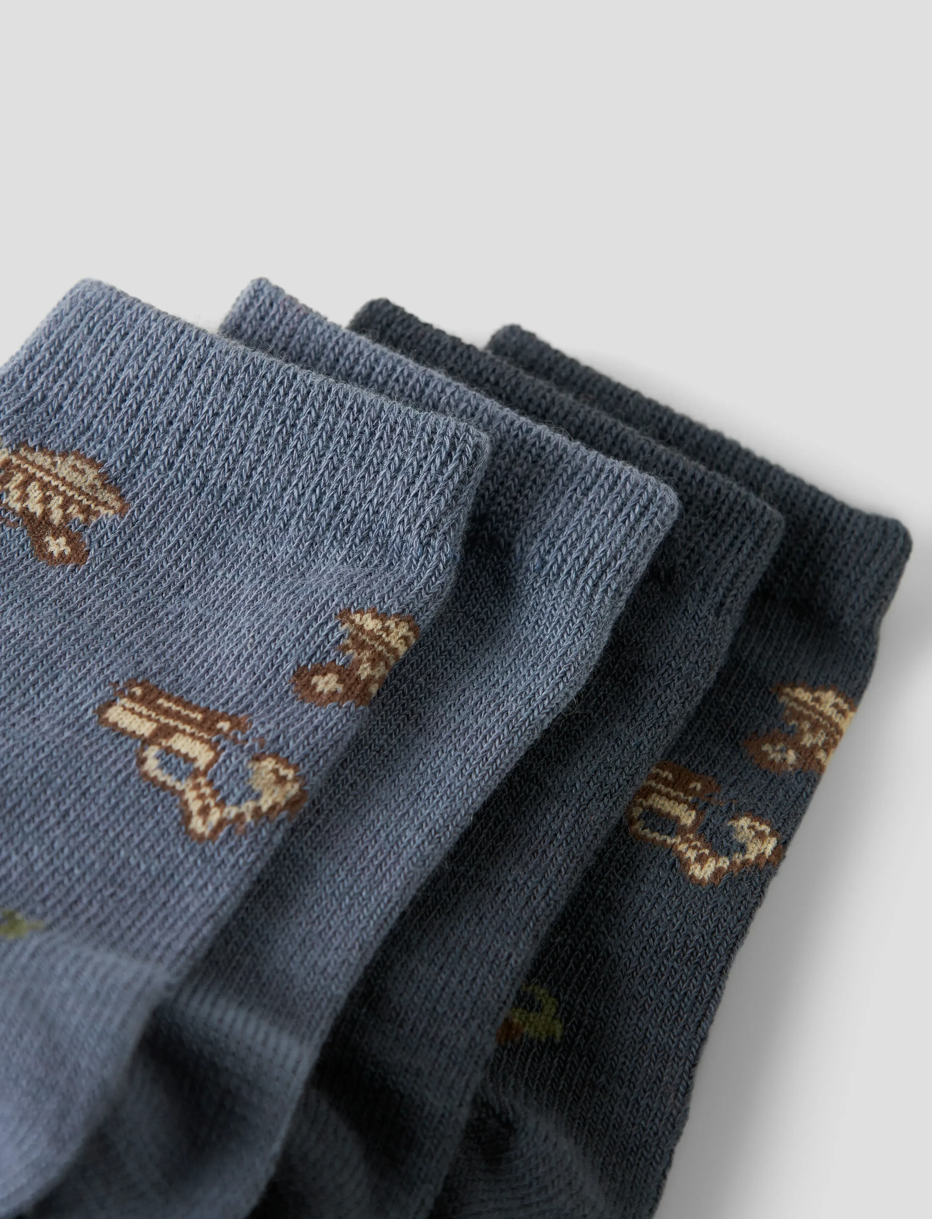 name it - NMMWAK WO/BL 4P SOCK - sokid - folkstone gray - 2