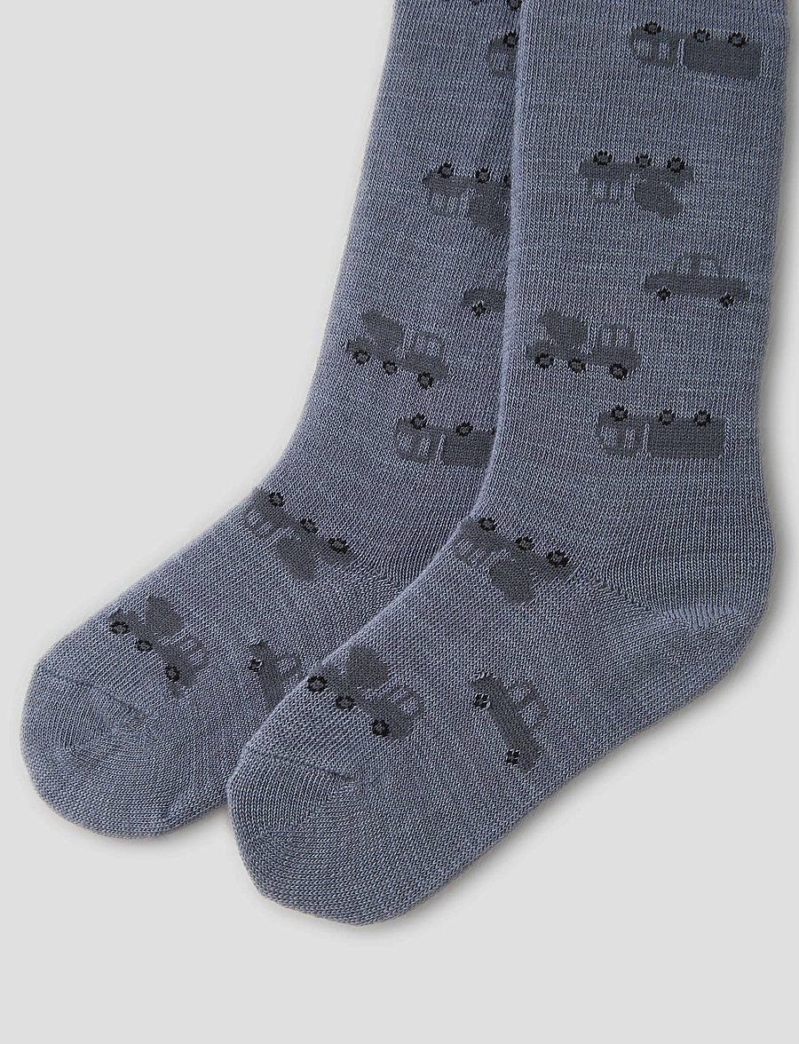 name it - NMMWAK WO/BL PANTYHOSE AOJ - strømpebukser - folkstone gray - 2