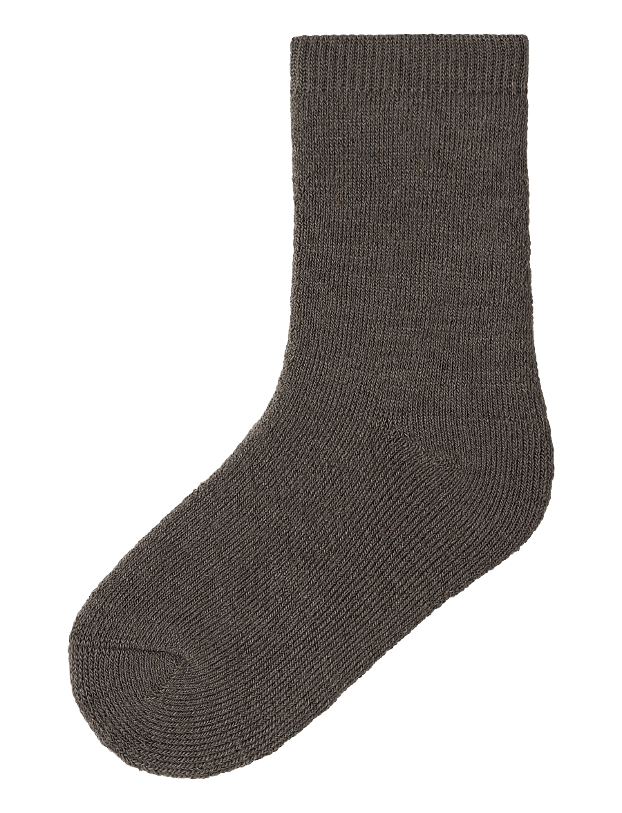name it - NMMWAKSI WO/BL TERRY SOCK - strümpfe - morel - 0
