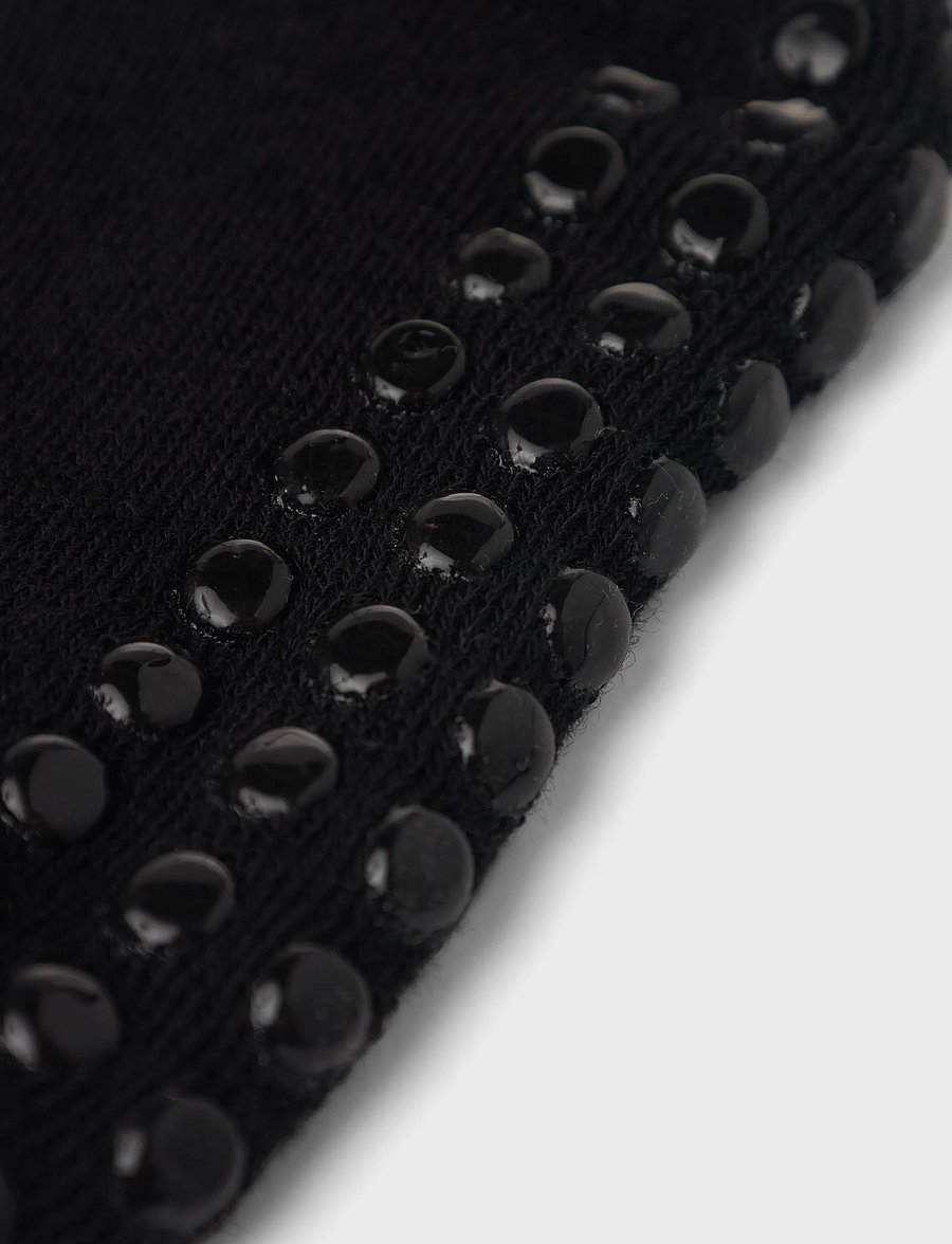 name it - NMMWAKSI WO/BL TERRY SOCK W/NON SKID - halksockor - black - 1