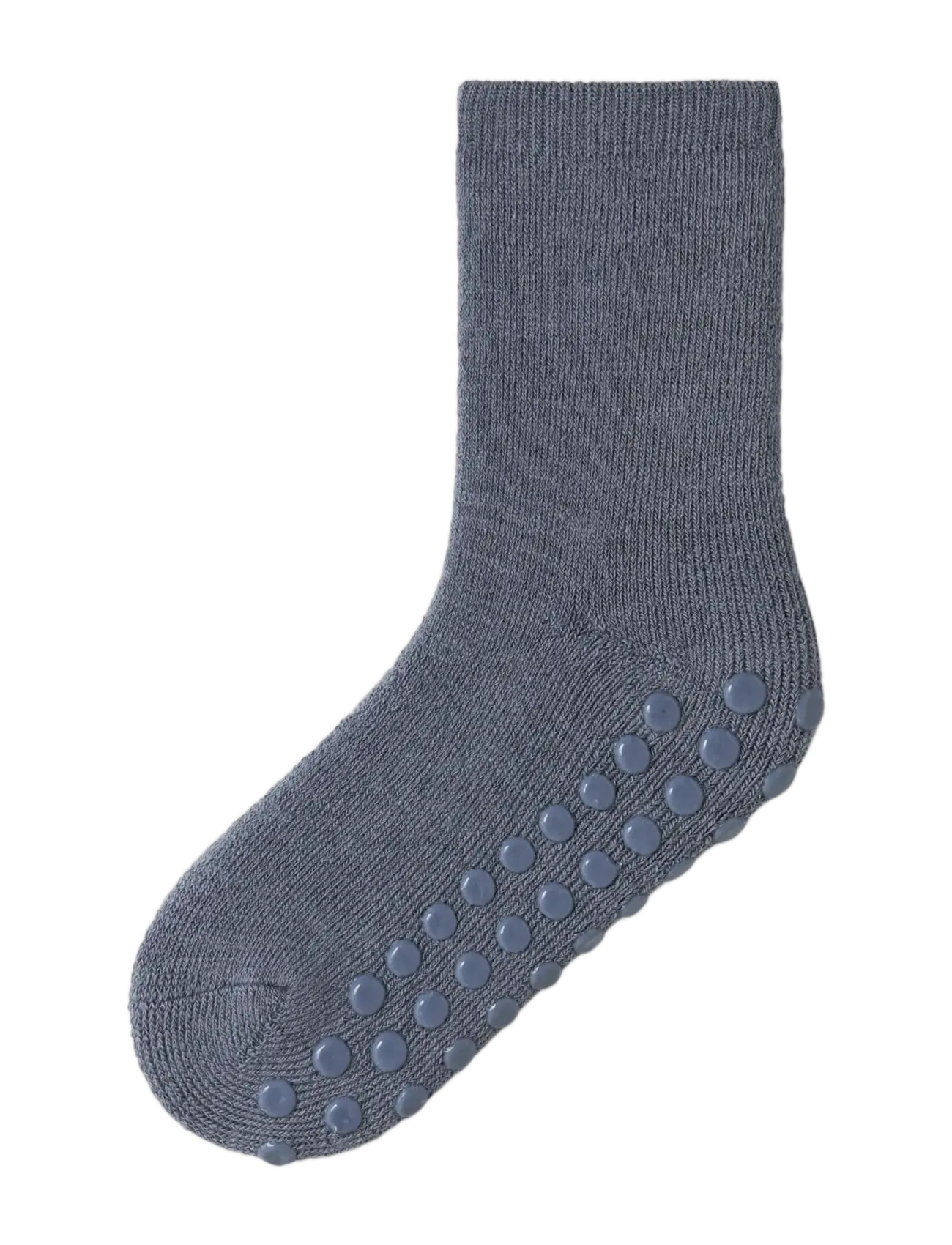 name it - NMMWAKSI WO/BL TERRY SOCK W/NON SKID - laveste priser - folkstone gray - 2