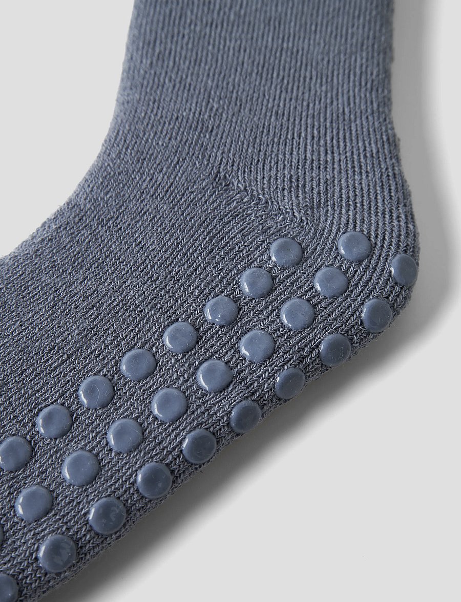 name it - NMMWAKSI WO/BL TERRY SOCK W/NON SKID - libisemisvastased sokid - folkstone gray - 3