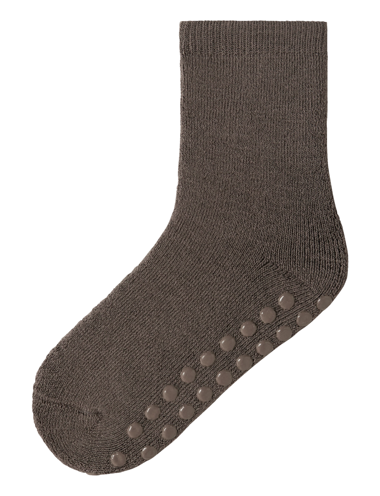name it NMMWAKSI WO/BL TERRY SOCK W/NON SKID - Name it - MOREL / brown