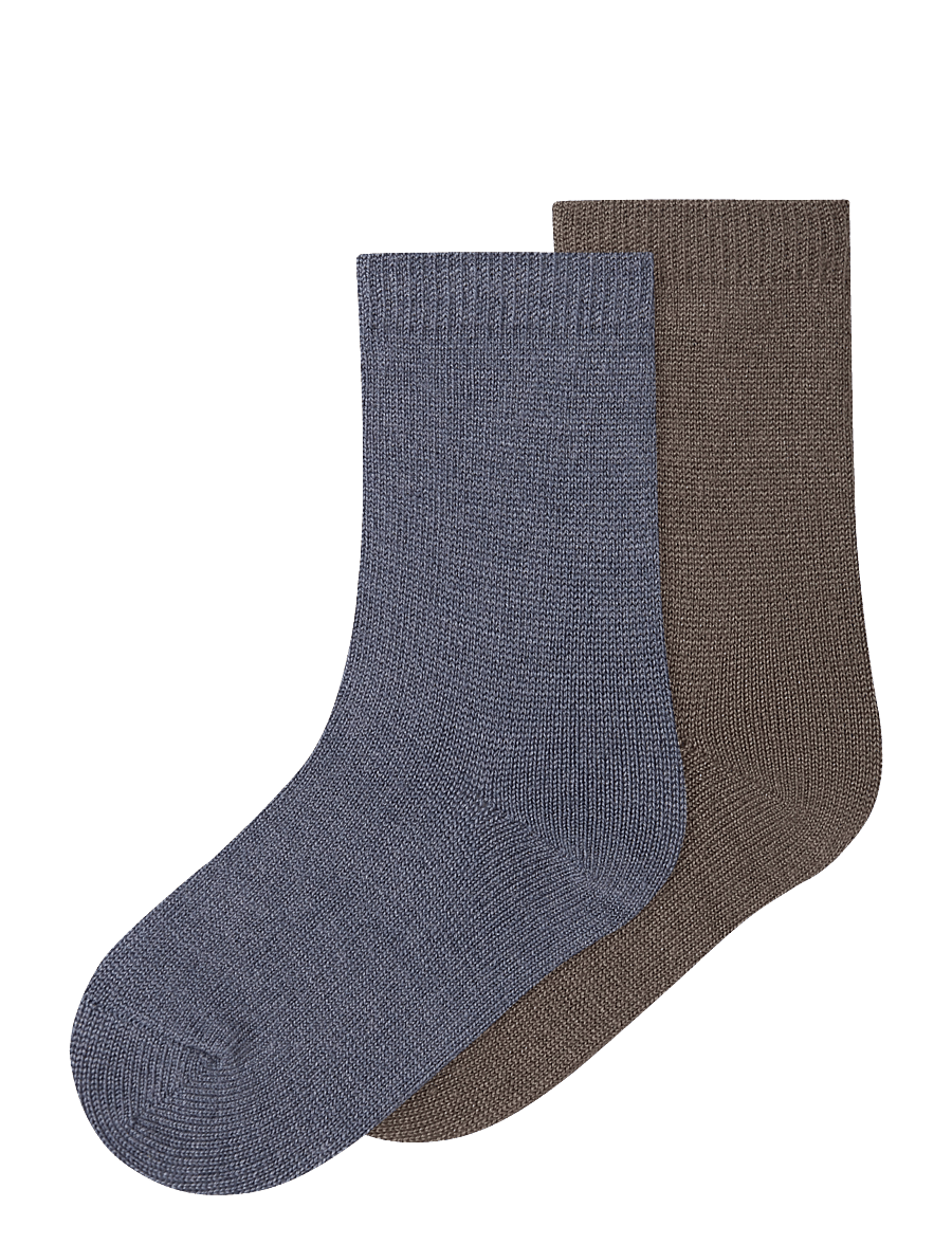 name it - NMMWAKTA WO/VI 2P SOCK - sokker - folkstone gray - 0