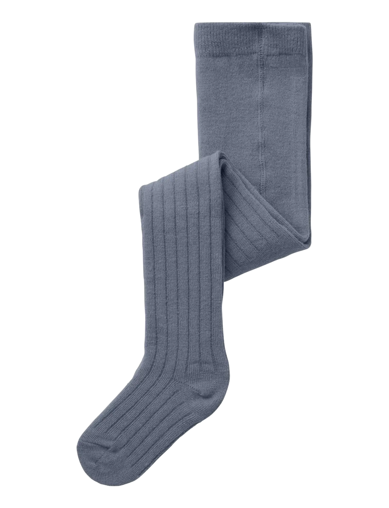 name it NMMWAKMA WO/BL STRUCTURE PANTYHOSE - Wolle - FOLKSTONE GRAY / navy