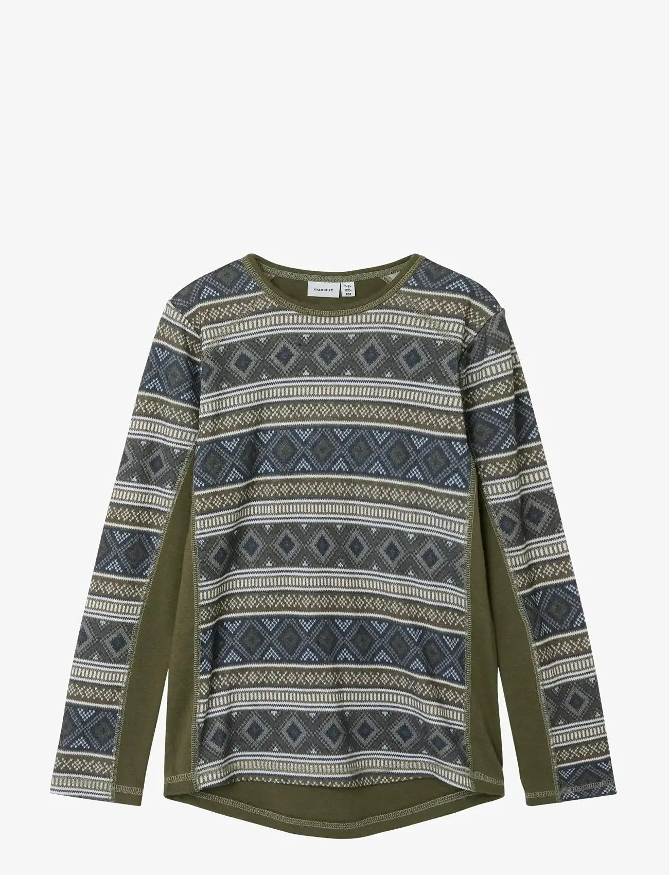 name it - NKMWILLTO WOOL LS TOP - langärmelig - kalamata - 0