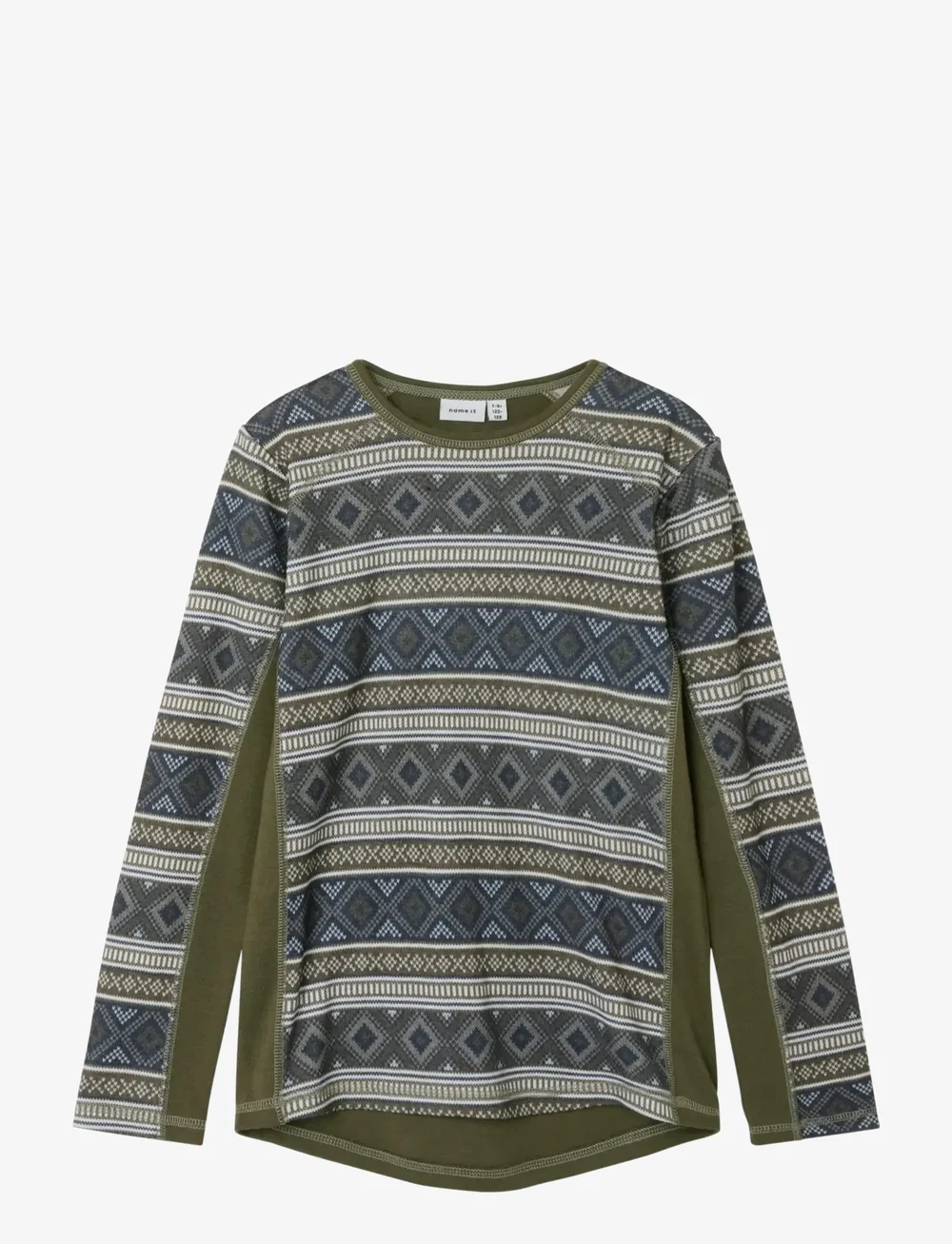 name it - NKMWILLTO WOOL LS TOP - långärmade t-shirts - kalamata - 0