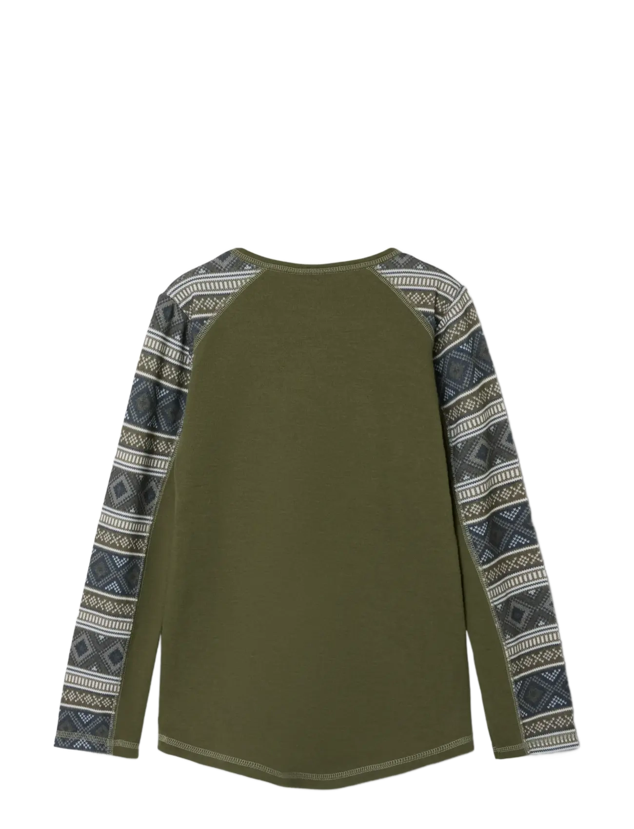name it - NKMWILLTO WOOL LS TOP - langærmede t-shirts - kalamata - 2