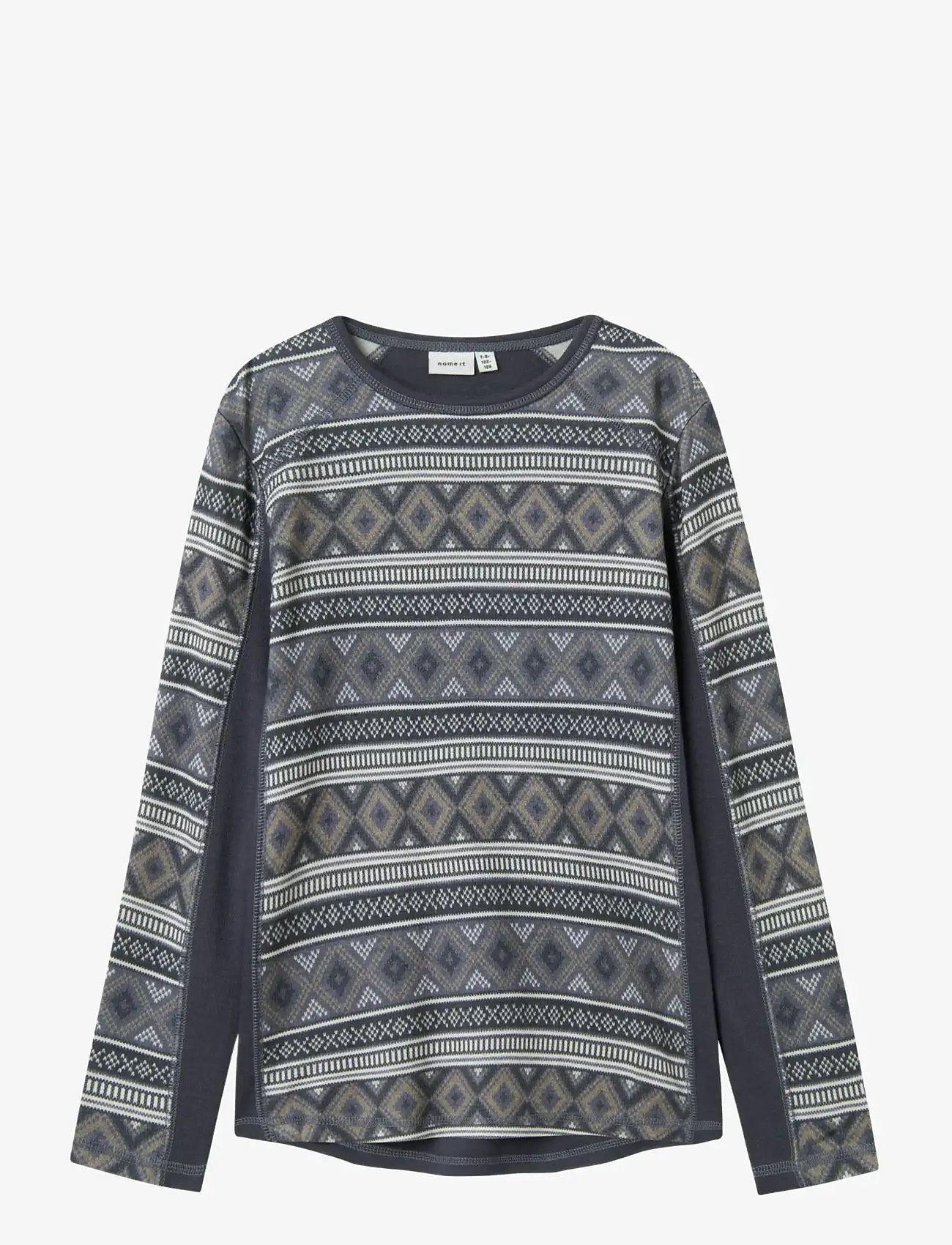 name it - NKMWILLTO WOOL LS TOP - pikkade varrukatega t-särgid - ombre blue - 0