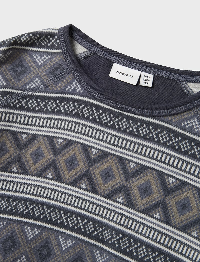 name it - NKMWILLTO WOOL LS TOP - langærmede t-shirts - ombre blue - 3