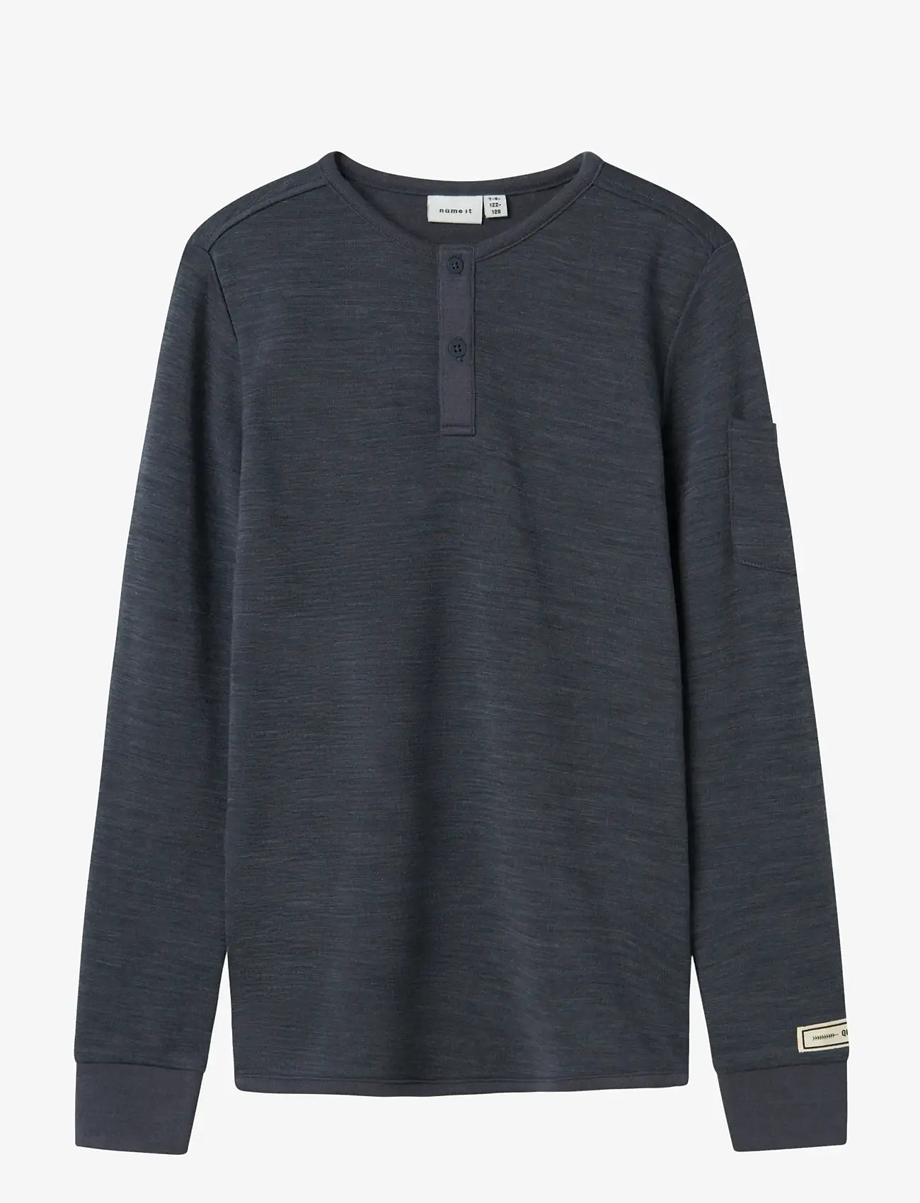 name it - NKMWYLA WO/VI LS TOP - långärmade t-shirts - ombre blue - 1