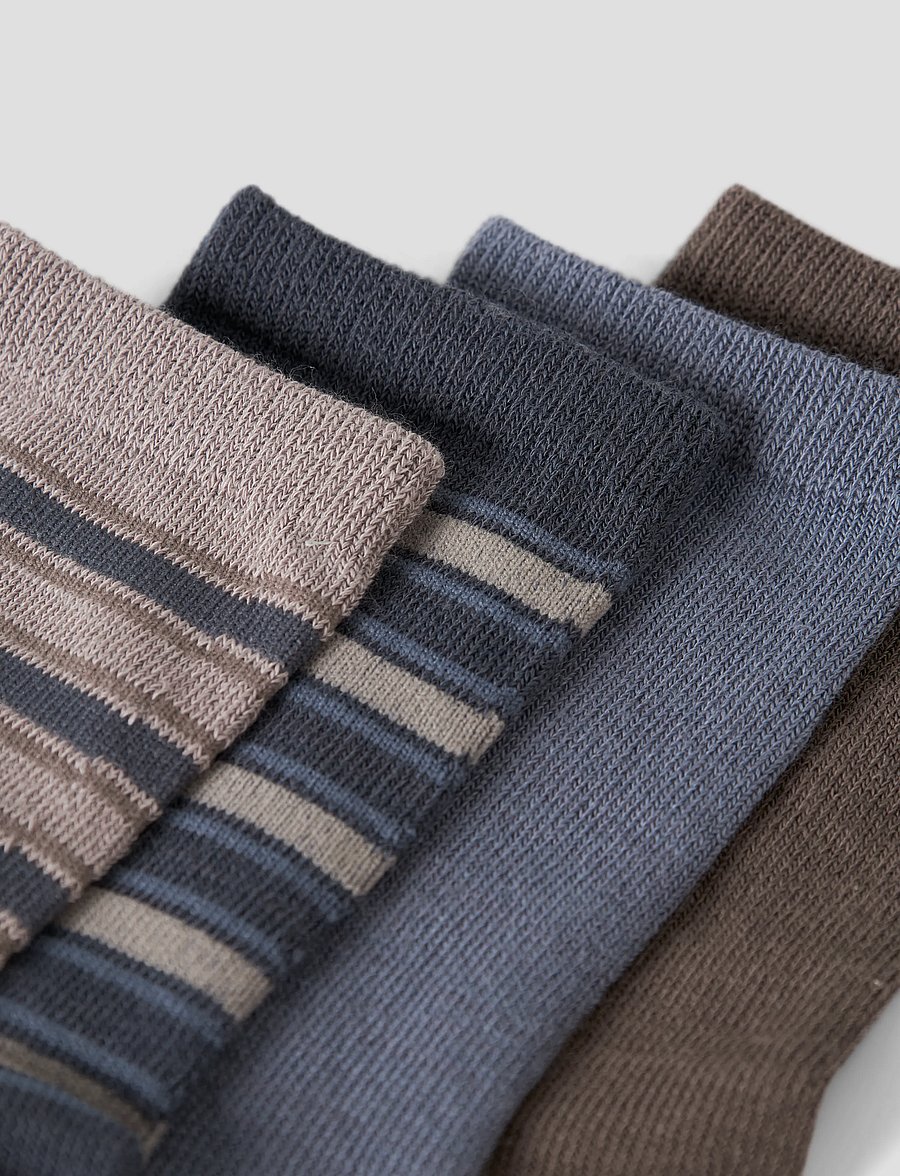 name it - NKMWAK WO/BL 4P SOCK - strümpfe - folkstone gray - 3
