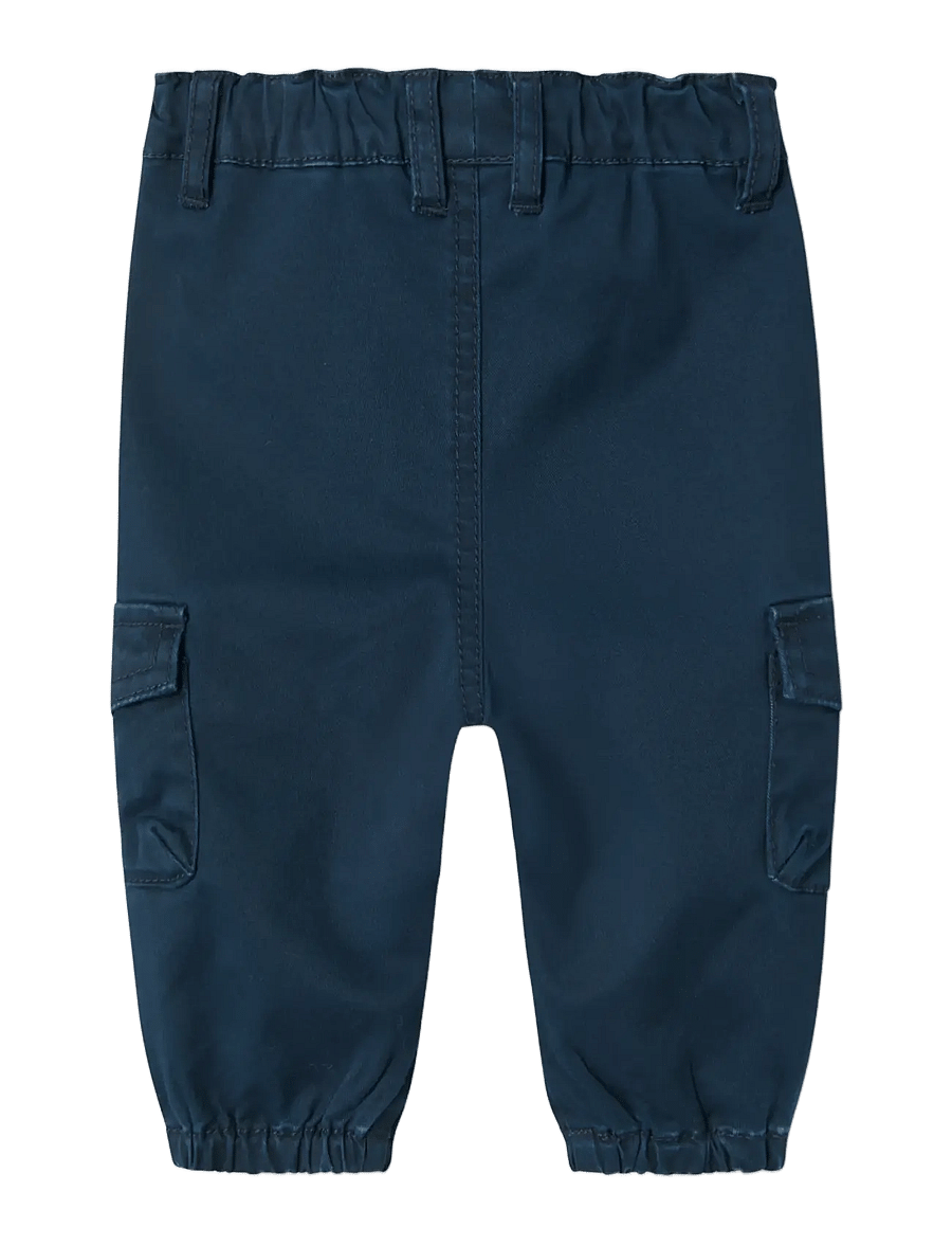 name it - NBMBEN CARGO R TWI PANT 1771-HI NOOS - cargobukser - navy blazer - 2