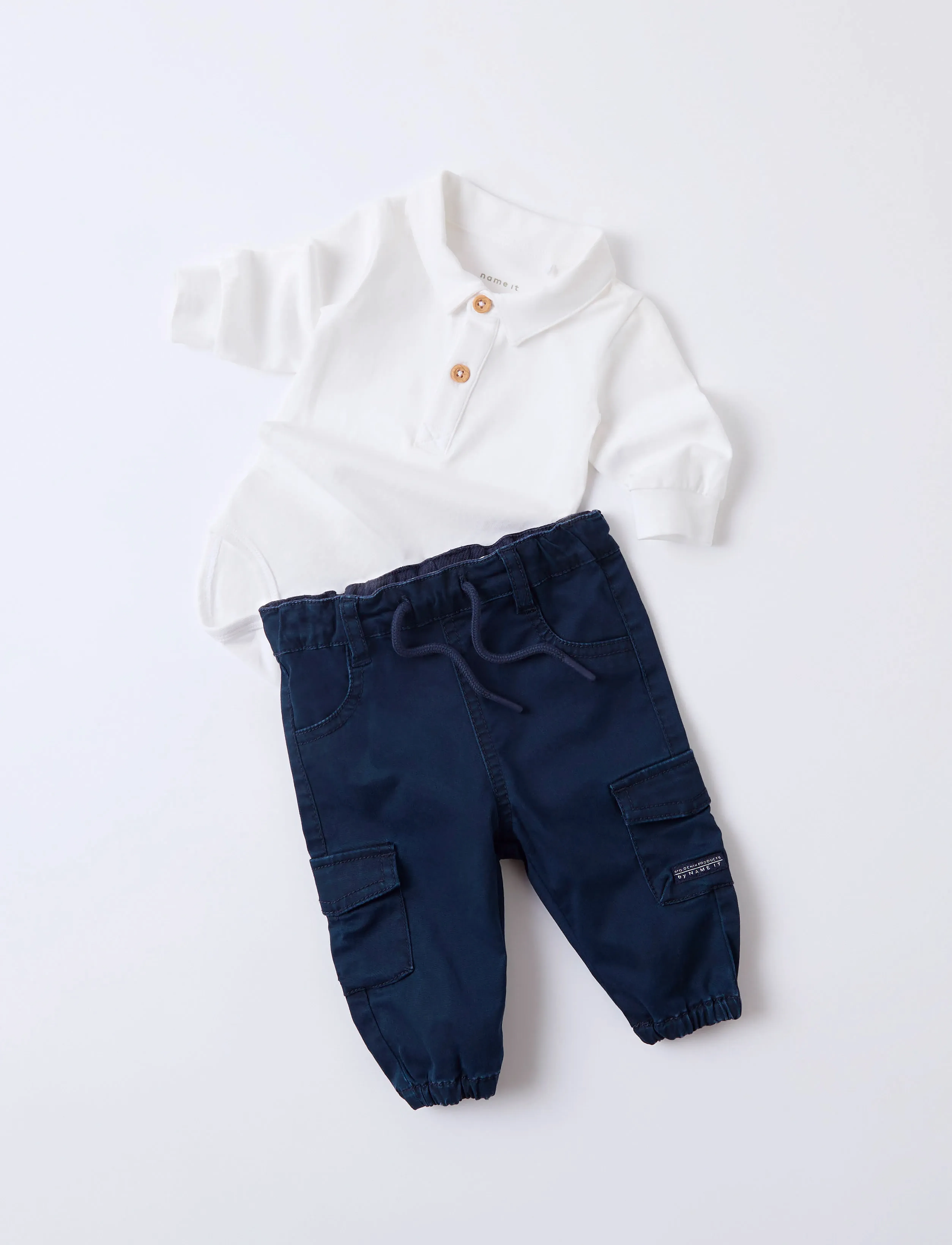 name it - NBMBEN CARGO R TWI PANT 1771-HI NOOS - cargobukser - navy blazer - 5