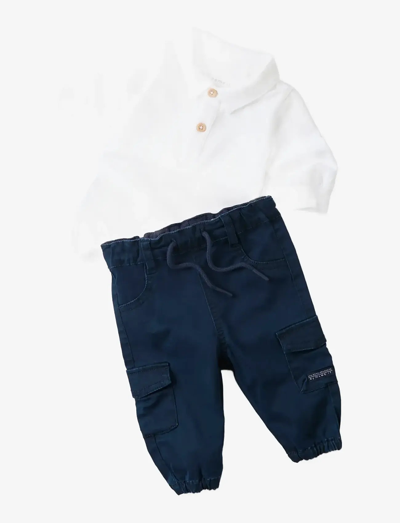 name it - NBMBEN CARGO R TWI PANT 1771-HI NOOS - cargohosen - navy blazer - 3