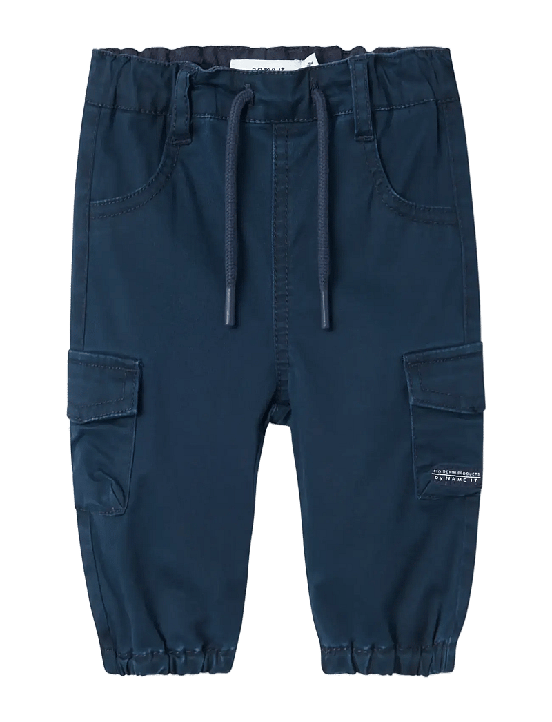 name it - NBMBEN CARGO R TWI PANT 1771-HI NOOS - cargohosen - navy blazer - 4