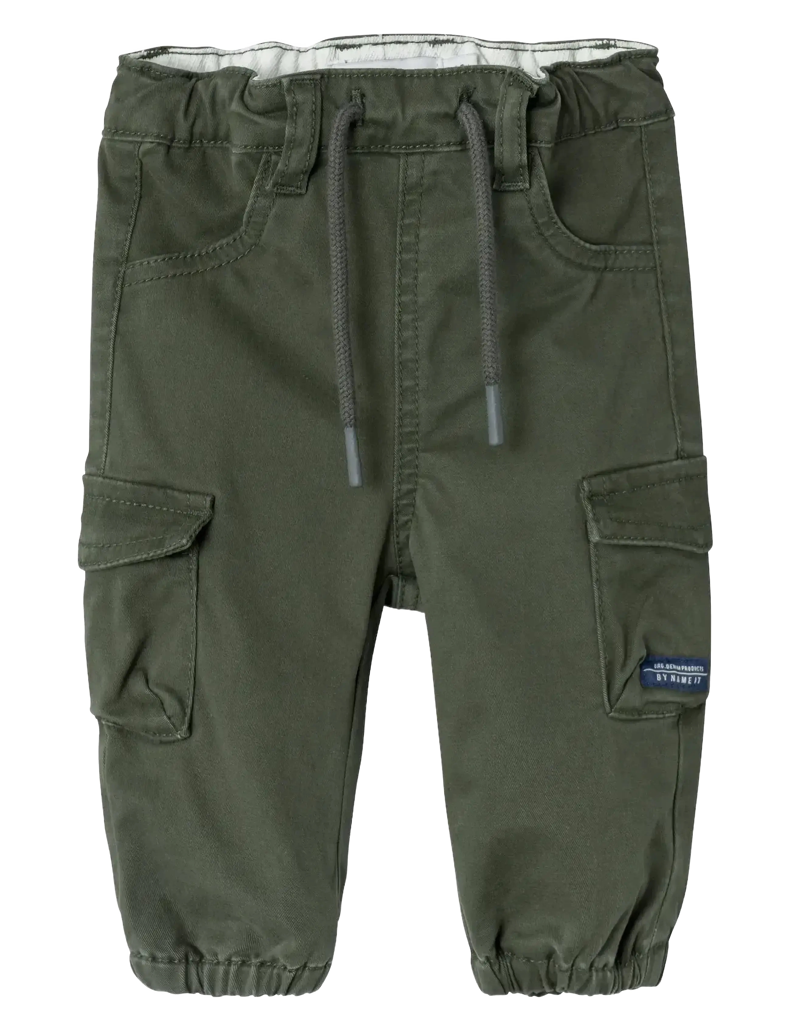 name it Nbmben Cargo R Twi Pant 1771-Hi Noos, Børn, Cargo Jogger Bukser, Grøn, Str: 50
