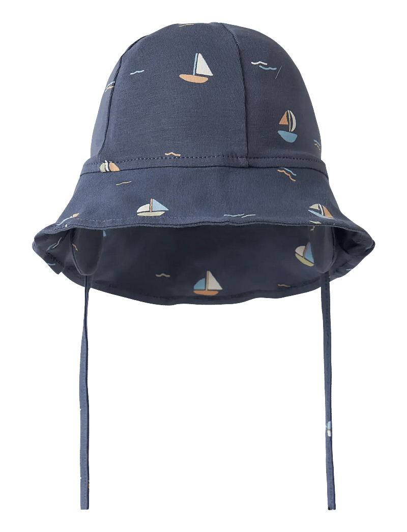 name it - NBMVROELS SUNHAT BOX - solhatte - vintage indigo - 0