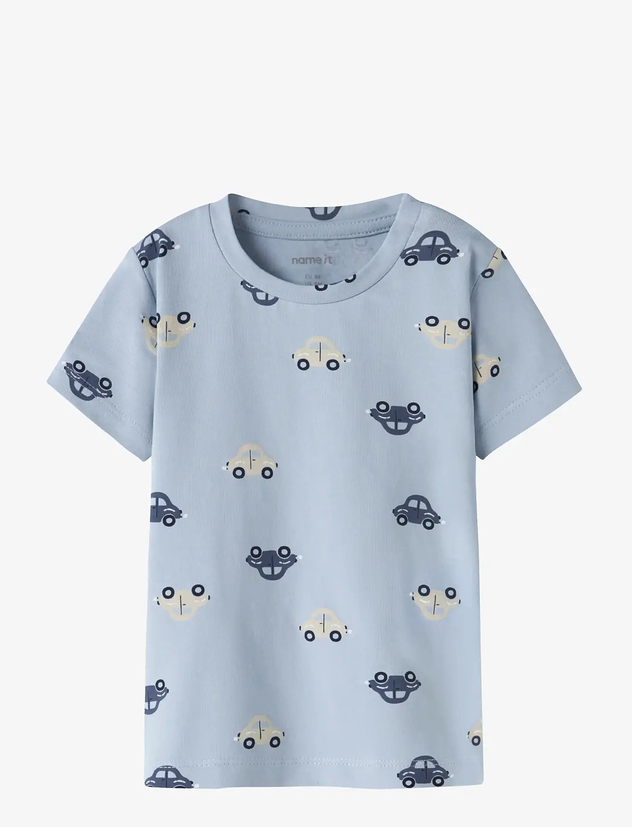 name it - NBMVROELS SS TOP BOX - korte mouwen - blue fog - 0