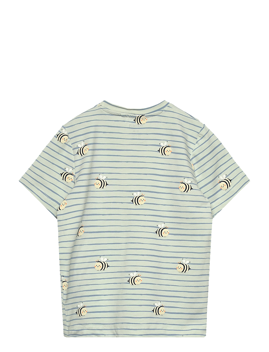 name it - NBMVROELS SS TOP BOX - kortærmede t-shirts - pale aqua - 1
