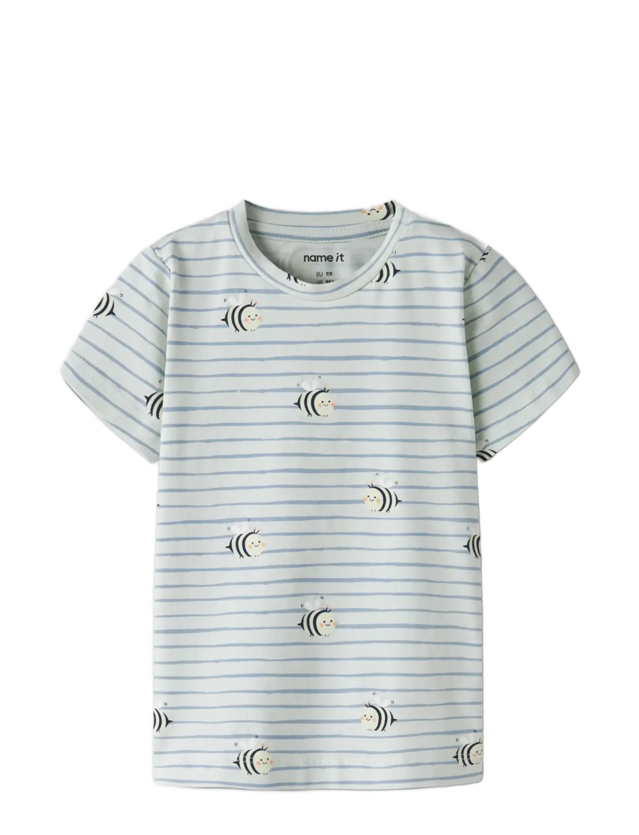 name it - NBMVROELS SS TOP BOX - kurzärmelige - pale aqua - 2
