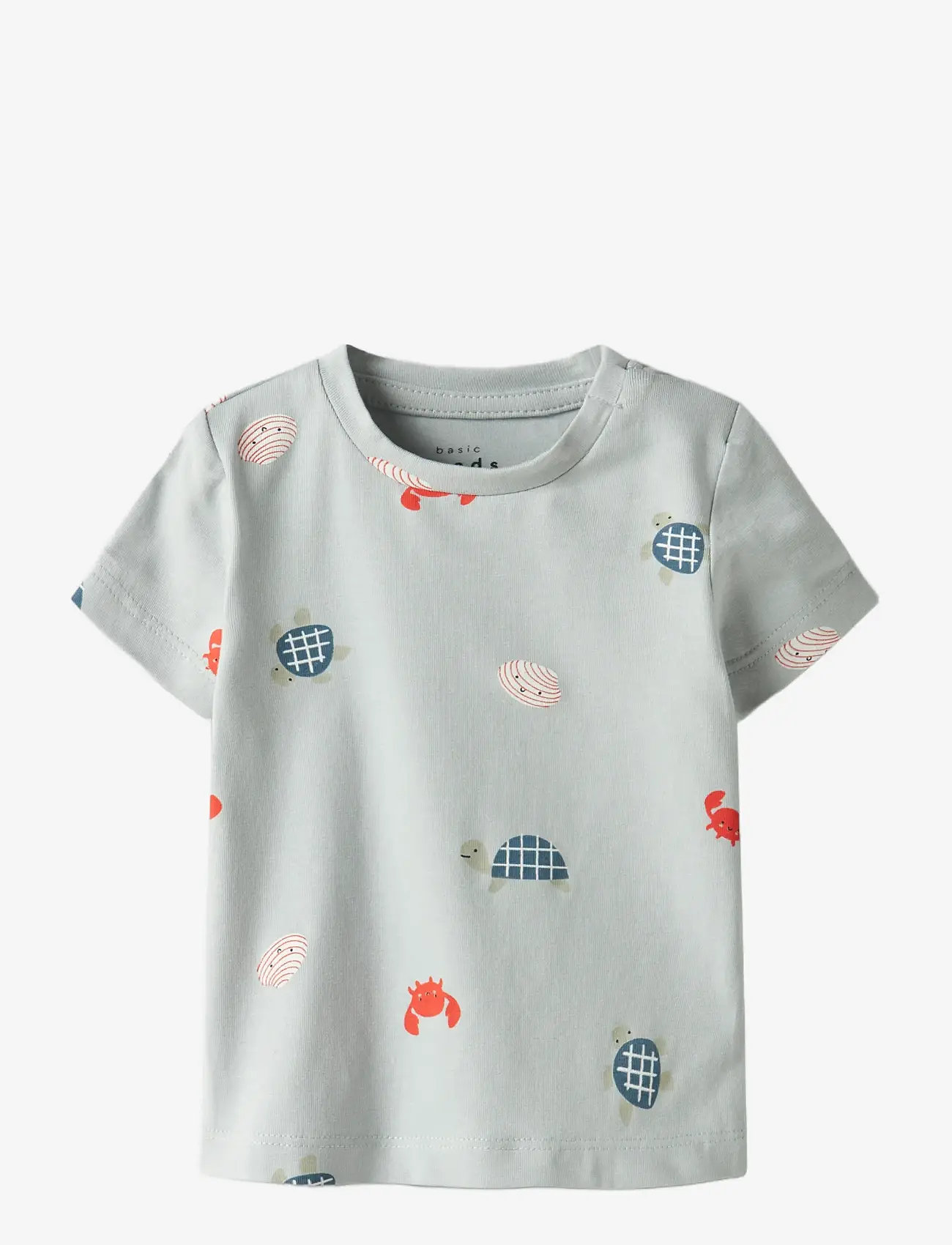 name it - NBMVROELS SS TOP BOX - autumn clothing - pearl blue - 0