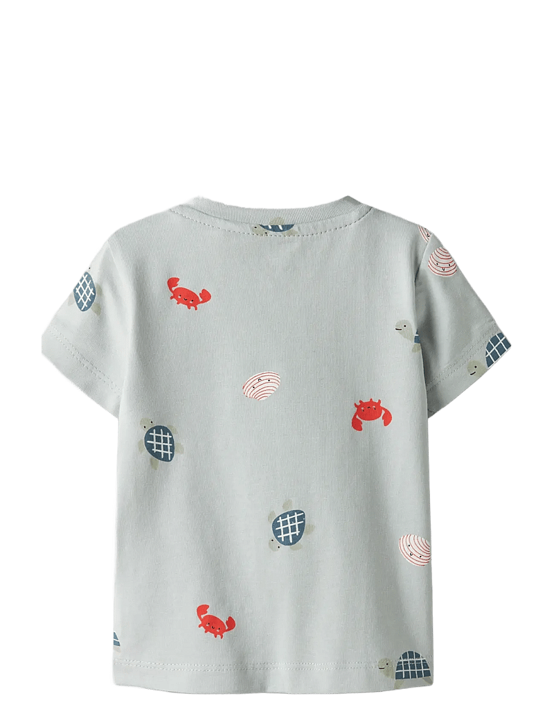 name it - NBMVROELS SS TOP BOX - kortærmede t-shirts - pearl blue - 1