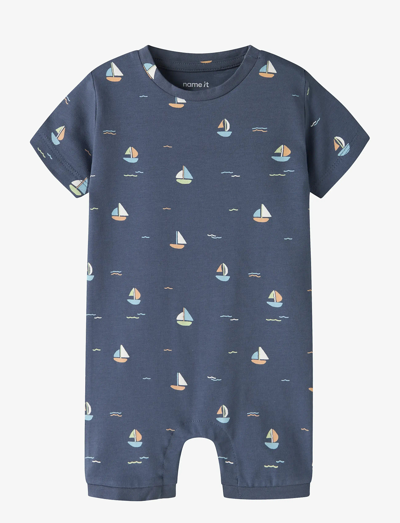 name it - NBMVROELS SUNSUIT BOX - kortærmede heldragter - vintage indigo - 1