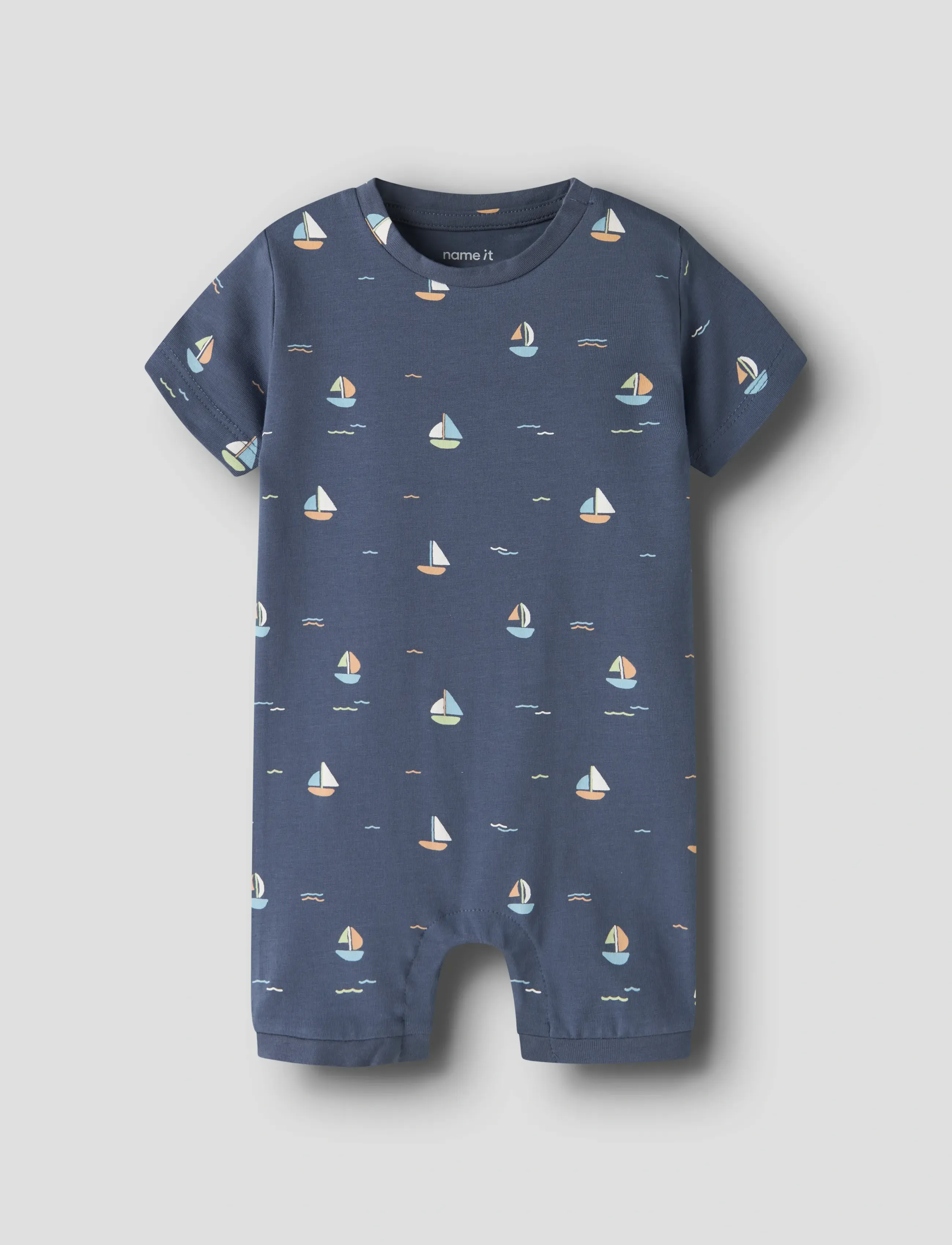 name it - NBMVROELS SUNSUIT BOX - short-sleeved - vintage indigo - 0
