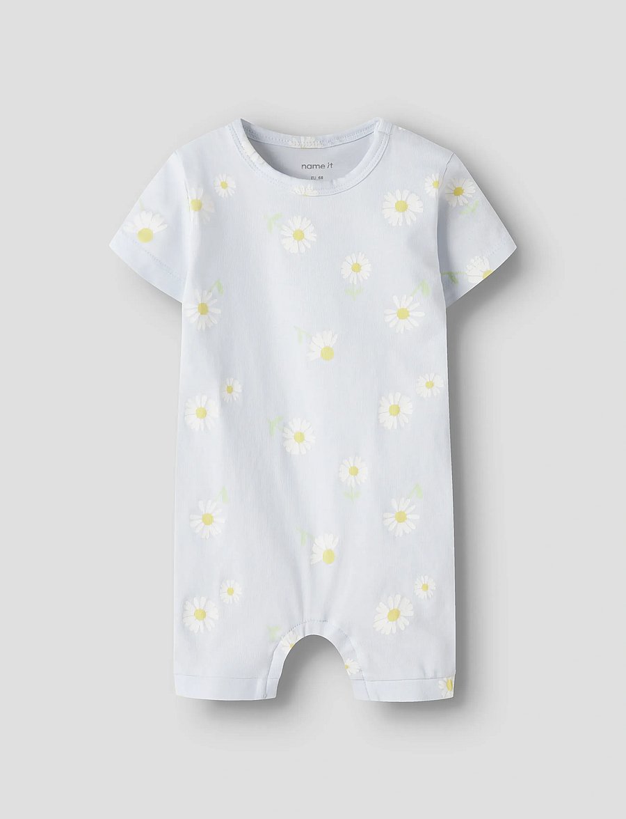 name it - NBFVANDORA SUNSUIT BOX - kortärmade bodysuits - ancient water - 0