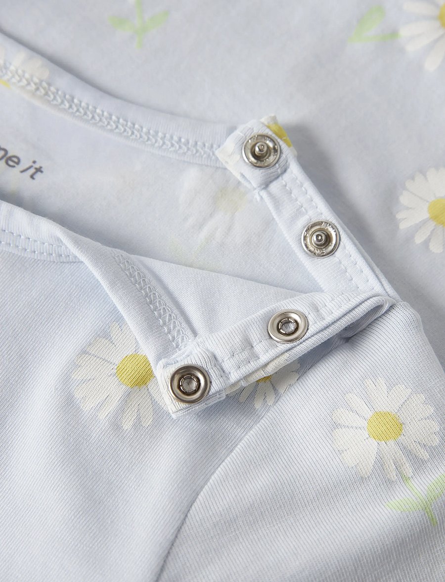 name it - NBFVANDORA SUNSUIT BOX - kortärmade bodysuits - ancient water - 3