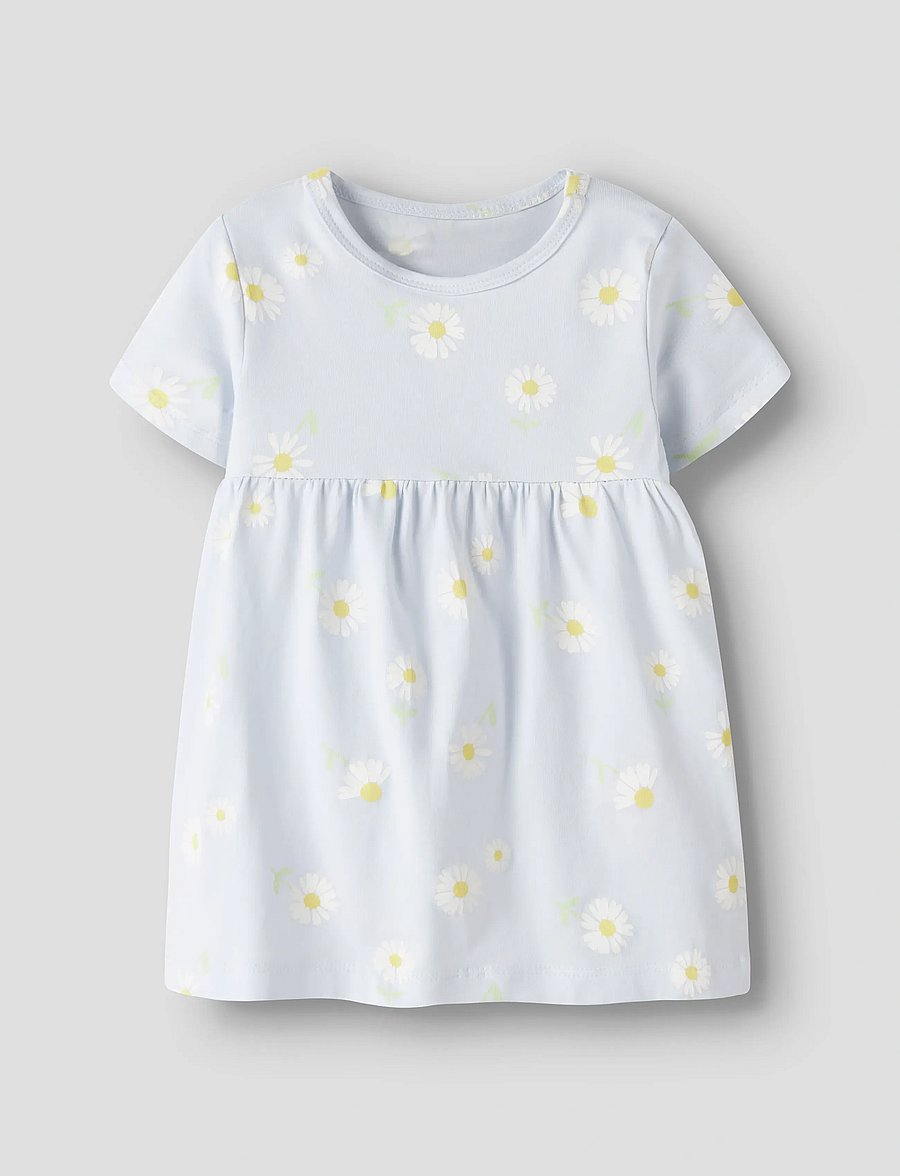 name it - NBFVANDORA SS DRESS BOX - kortärmade babyklänningar - ancient water - 0