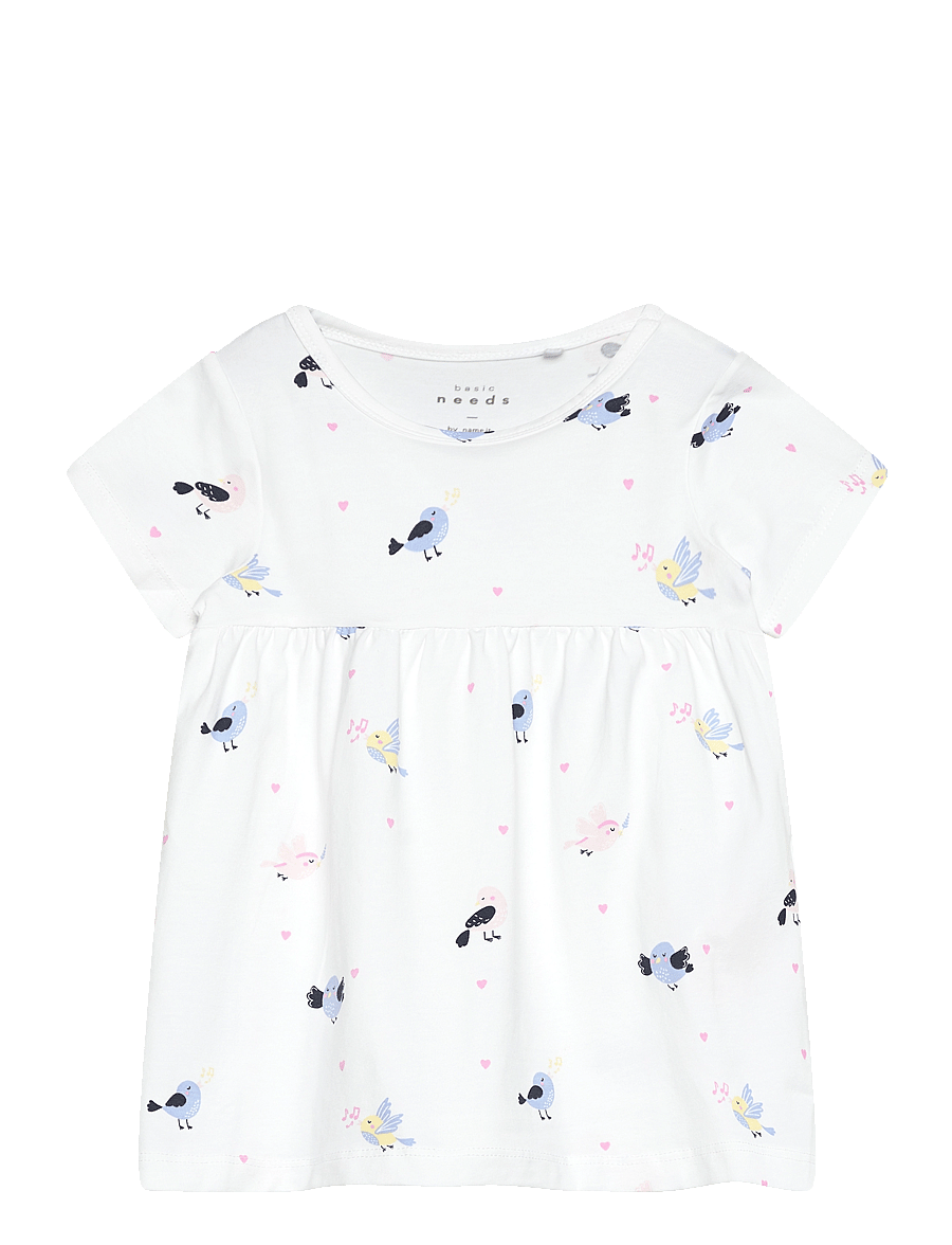 name it - NBFVANDORA SS DRESS BOX - babyjurken met korte mouwen - bright white - 0