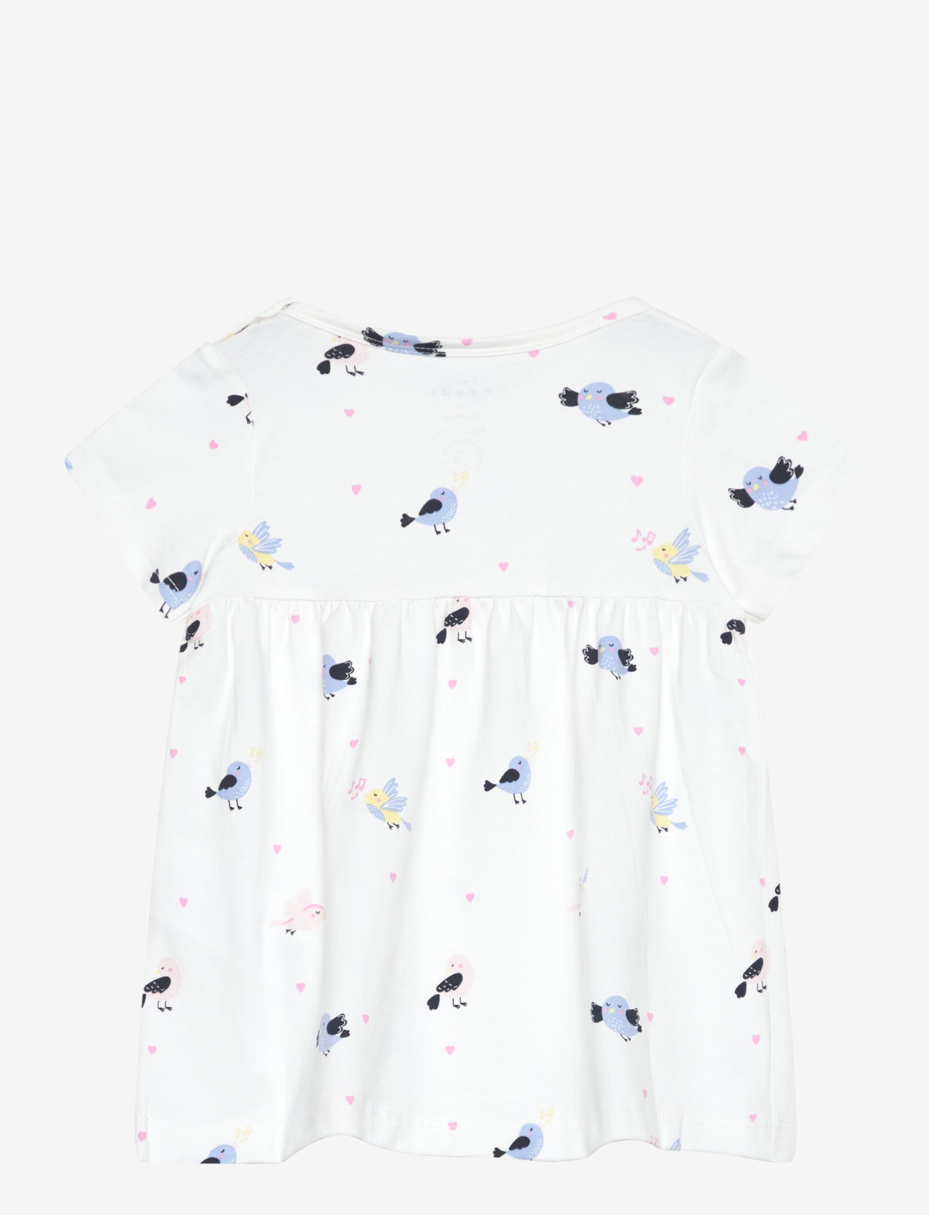 name it - NBFVANDORA SS DRESS BOX - mazuļu kleitas ar īsām piedurknēm - bright white - 1