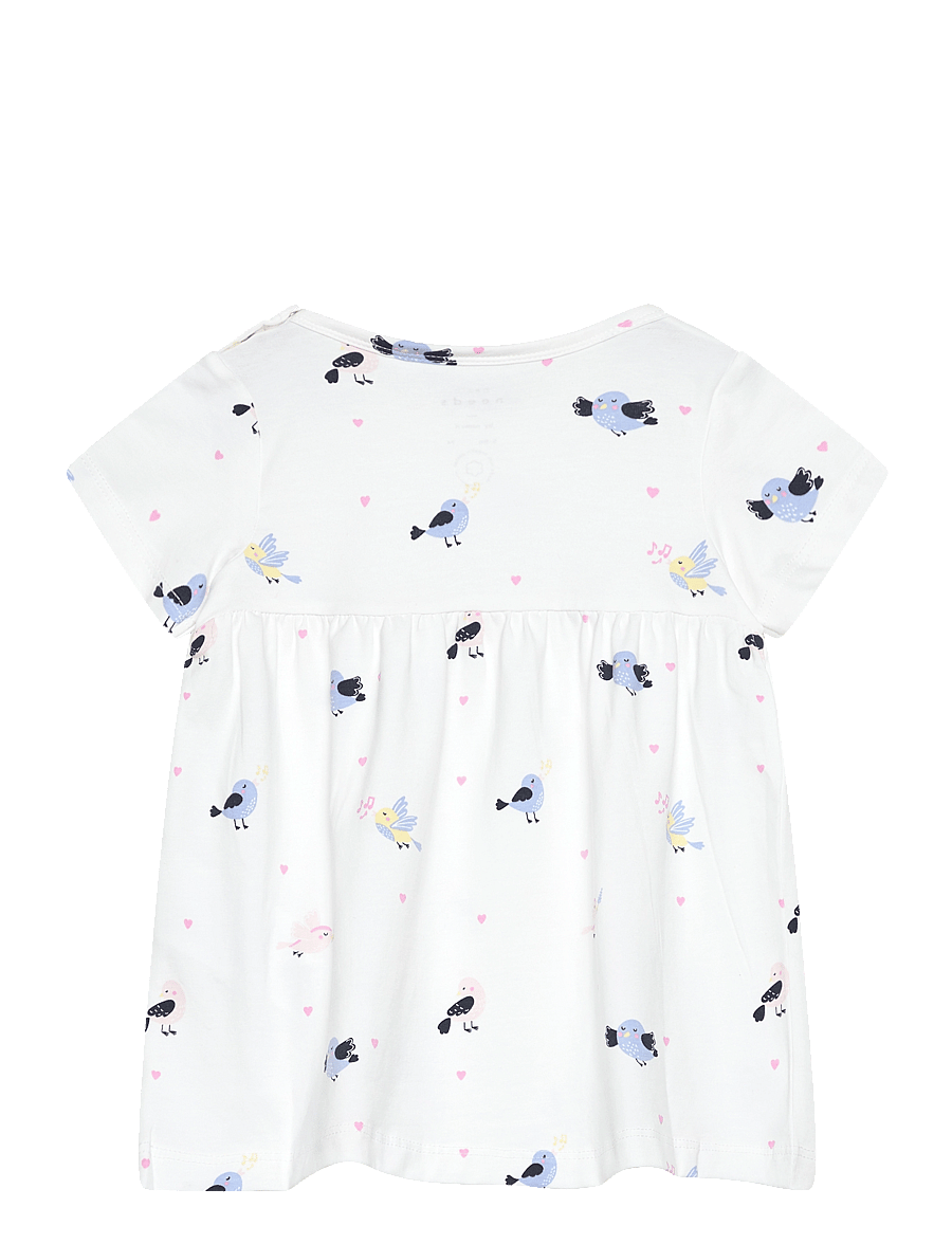 name it - NBFVANDORA SS DRESS BOX - babyjurken met korte mouwen - bright white - 1