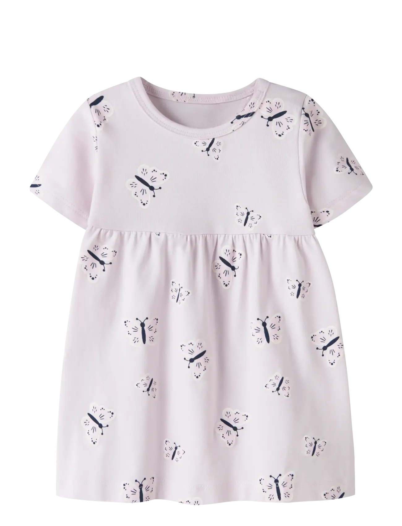 NAME IT Nbfvandora Ss Kleid Box Lila - 68 - Kinder