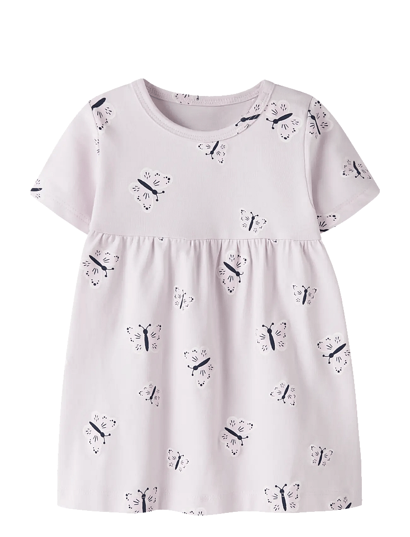 name it - NBFVANDORA SS DRESS BOX - kortærmede babykjoler - lavender fog - 1