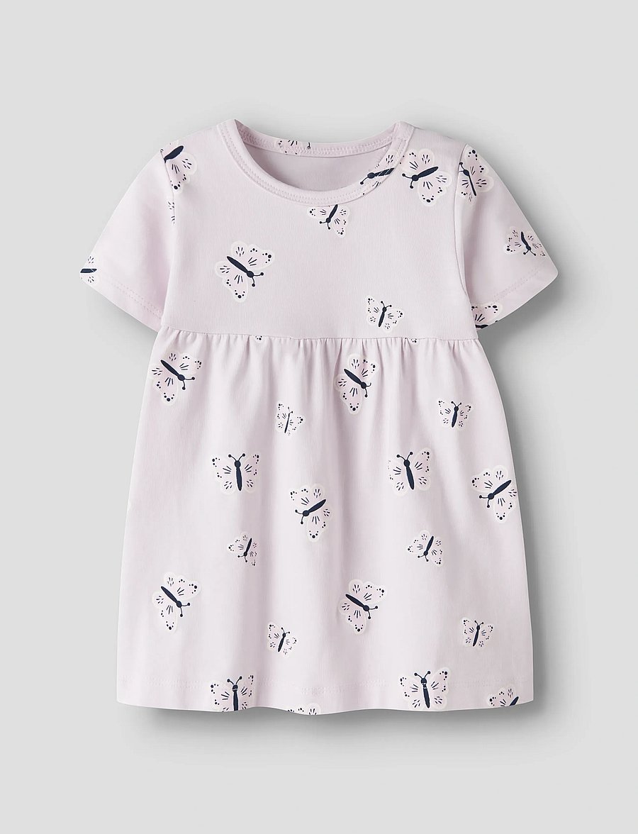 name it - NBFVANDORA SS DRESS BOX - kortærmede babykjoler - lavender fog - 0