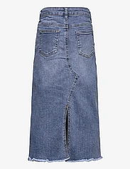 name it - NKFKYLIE WIDE LONG DNM SKIRT 4641-MD D - jeansowe spódnice - medium blue denim - 1