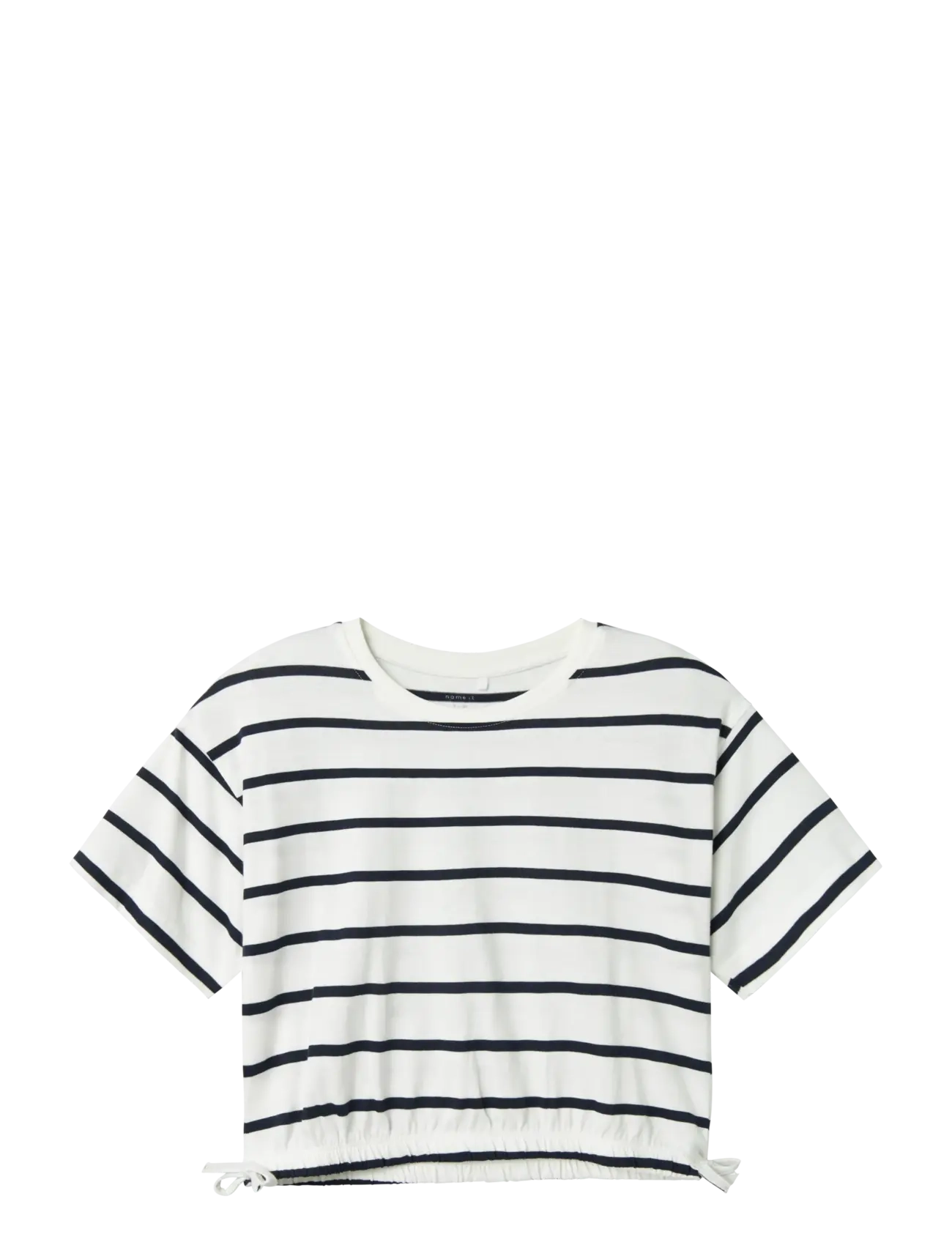 name it NKFFUNION SS CROPPED BOXY TOP NOOS - New Arrivals - JET STREAM / white