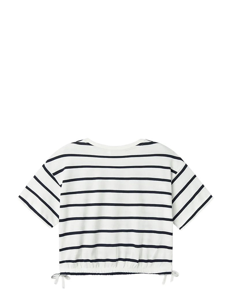 name it - NKFFUNION SS CROPPED BOXY TOP NOOS - kortærmede t-shirts - jet stream - 1