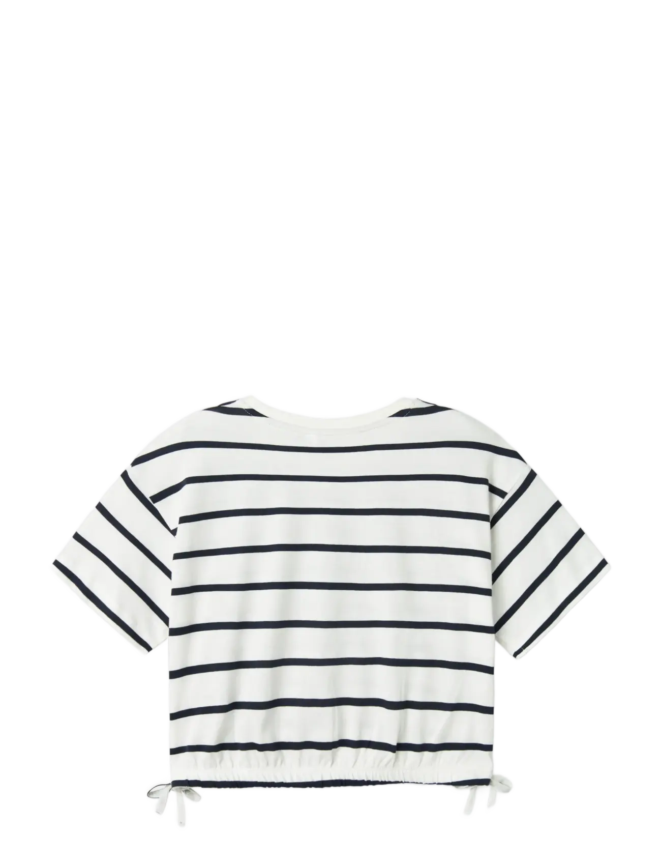 name it - NKFFUNION SS CROPPED BOXY TOP NOOS - kurzärmelige - jet stream - 1