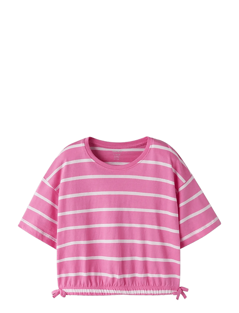 name it - NKFFUNION SS CROPPED BOXY TOP NOOS - short-sleeved t-shirts - strawberry moon - 2