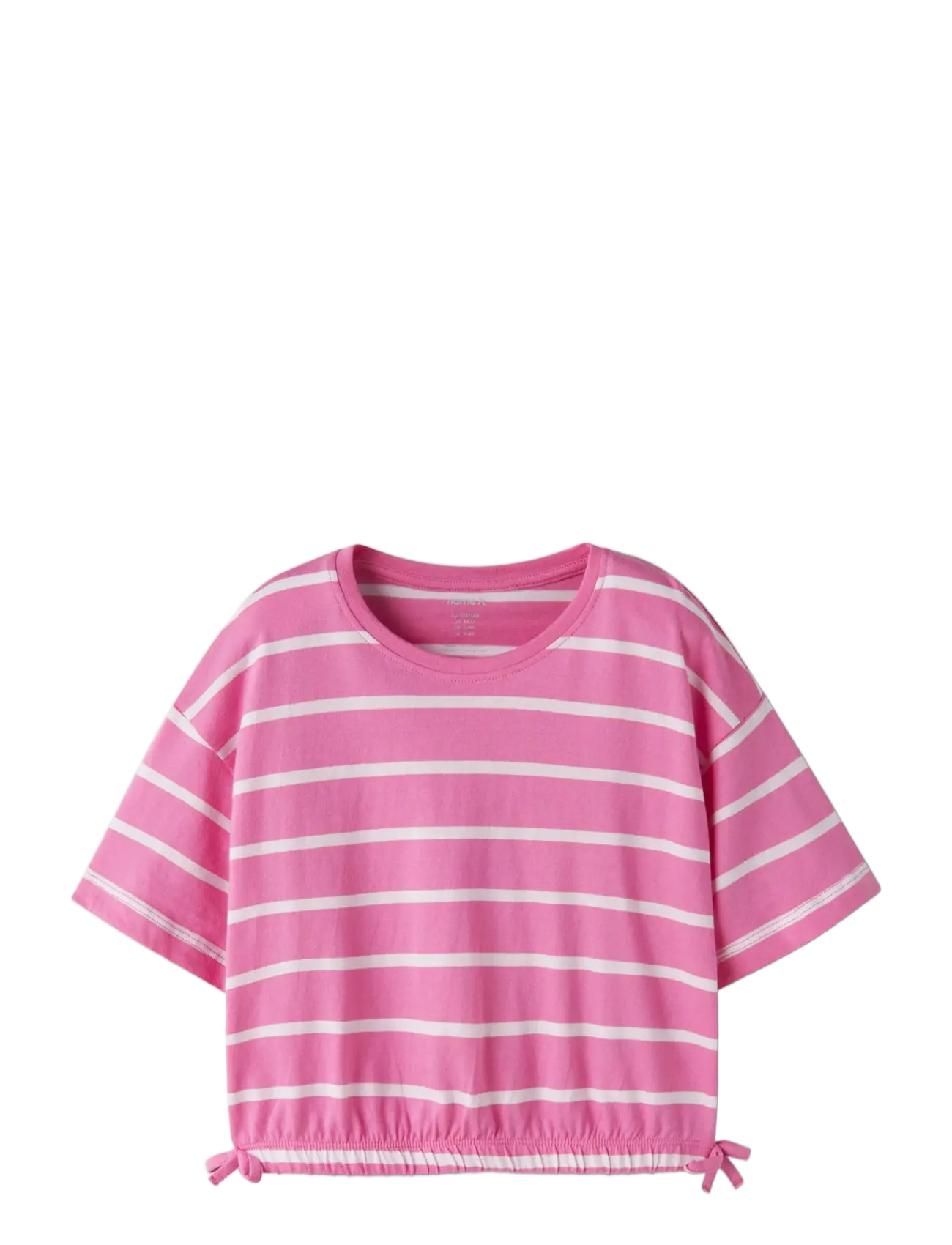 name it - NKFFUNION SS CROPPED BOXY TOP NOOS - kurzärmelige - strawberry moon - 2