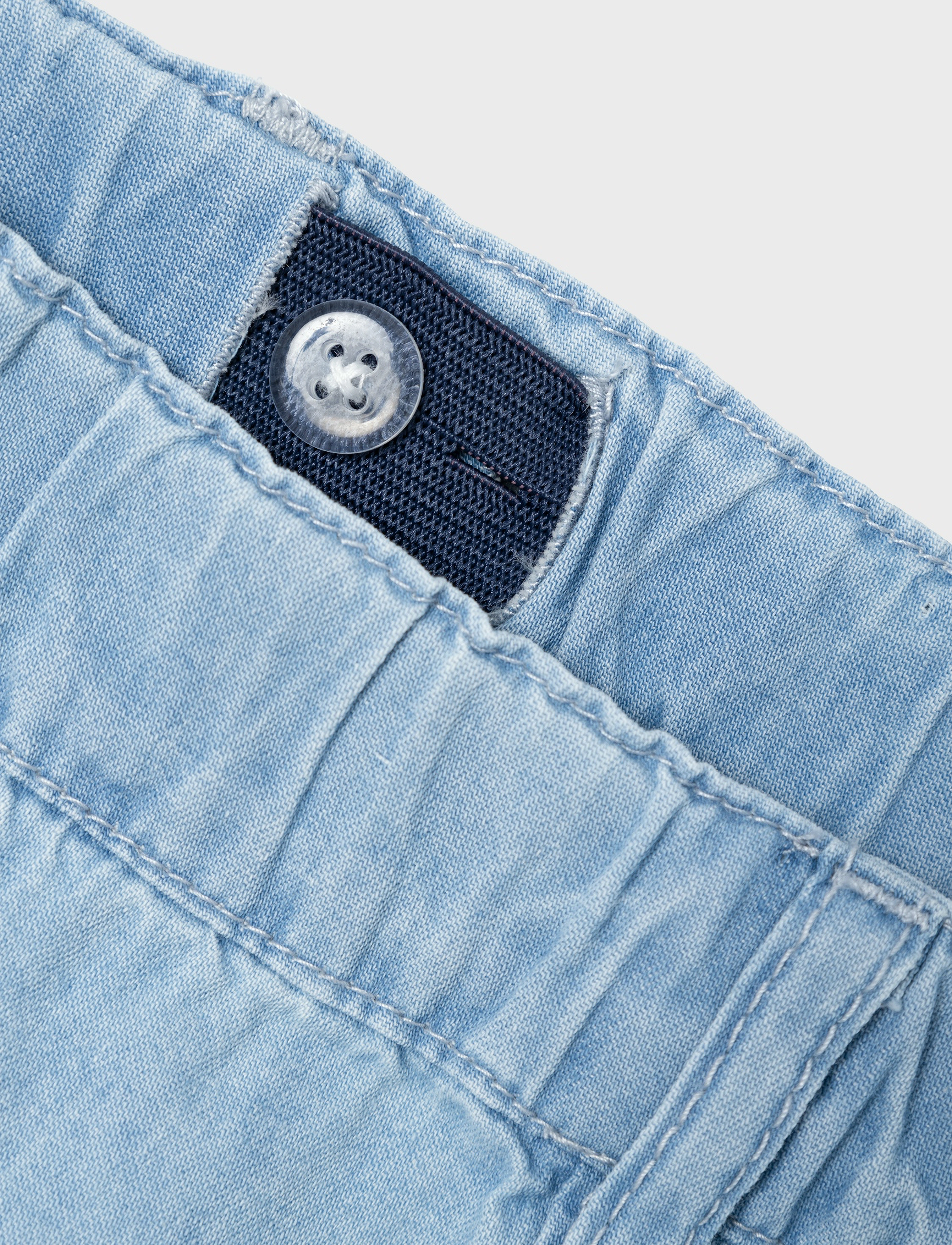 name it - NKFBELLA WIDE DNM SHORTS 9730-YX J - medium blue denim - 2