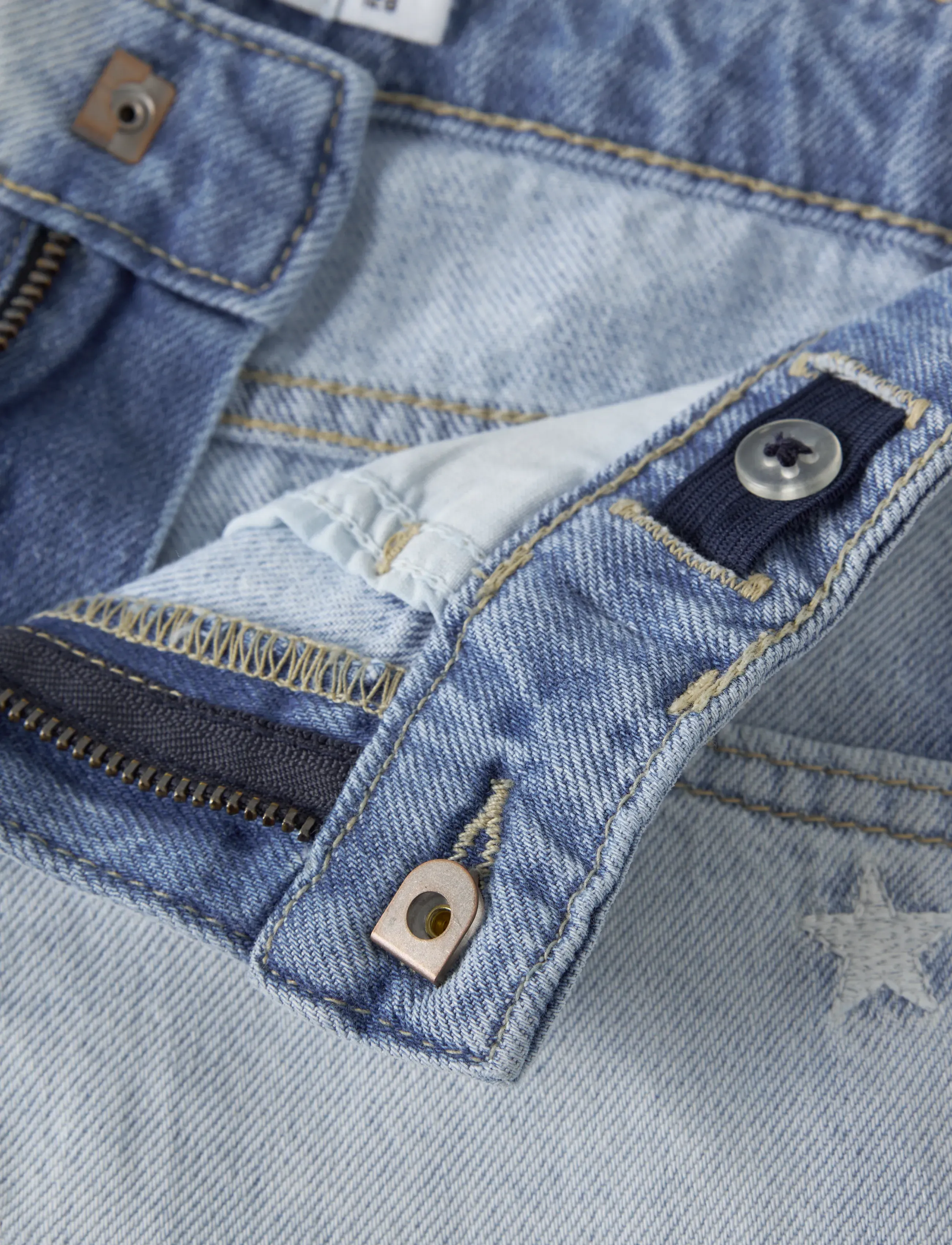 name it - NKFBELLA REG DNM SHORTS 3674-BE NOOS - denimshorts - light blue bleached denim - 2