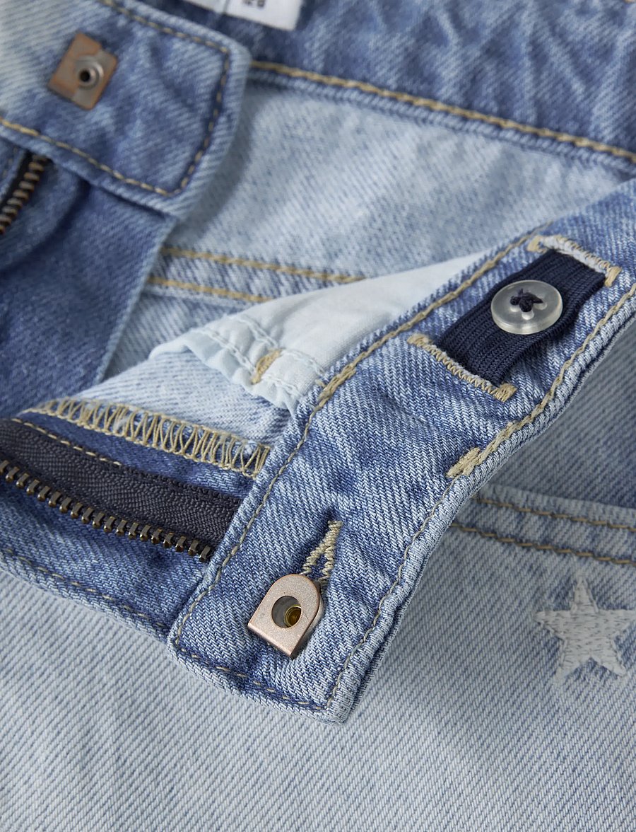 name it - NKFBELLA REG DNM SHORTS 3674-BE NOOS - jeansshorts - light blue bleached denim - 2